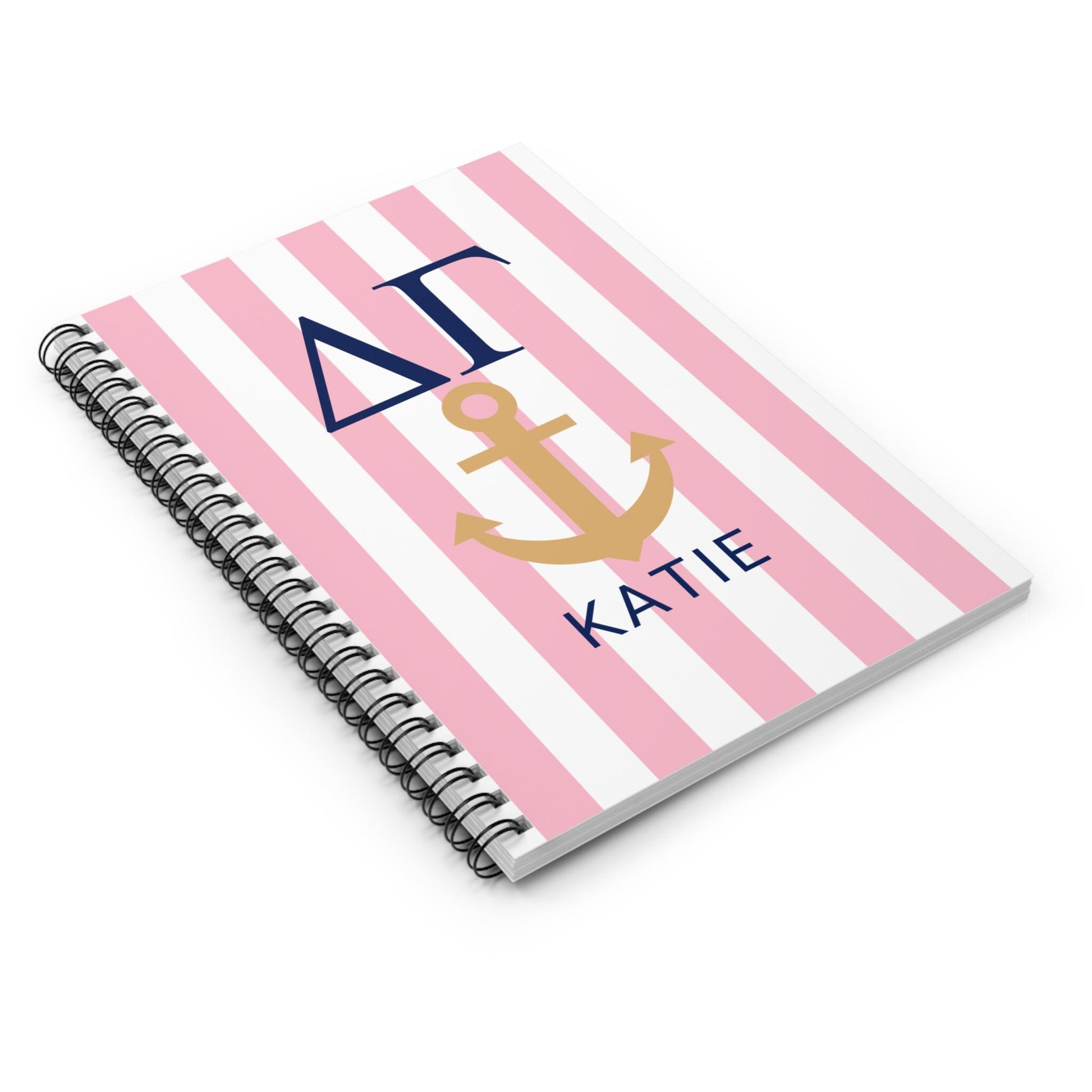 Delta Gamma Personalized Anchor Notebook - Ivy Society