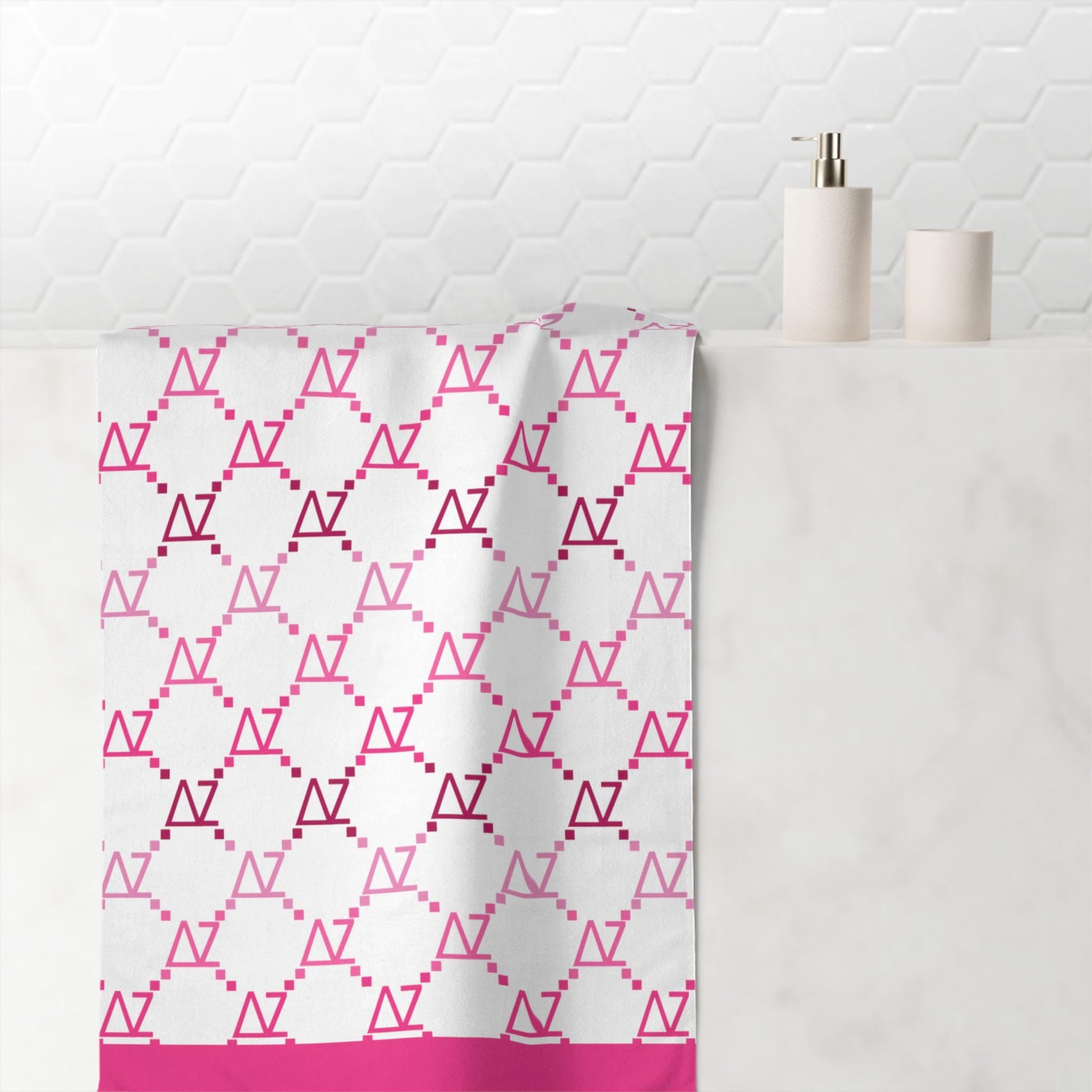 Delta Zeta Print Beach Towel - Ivy Society