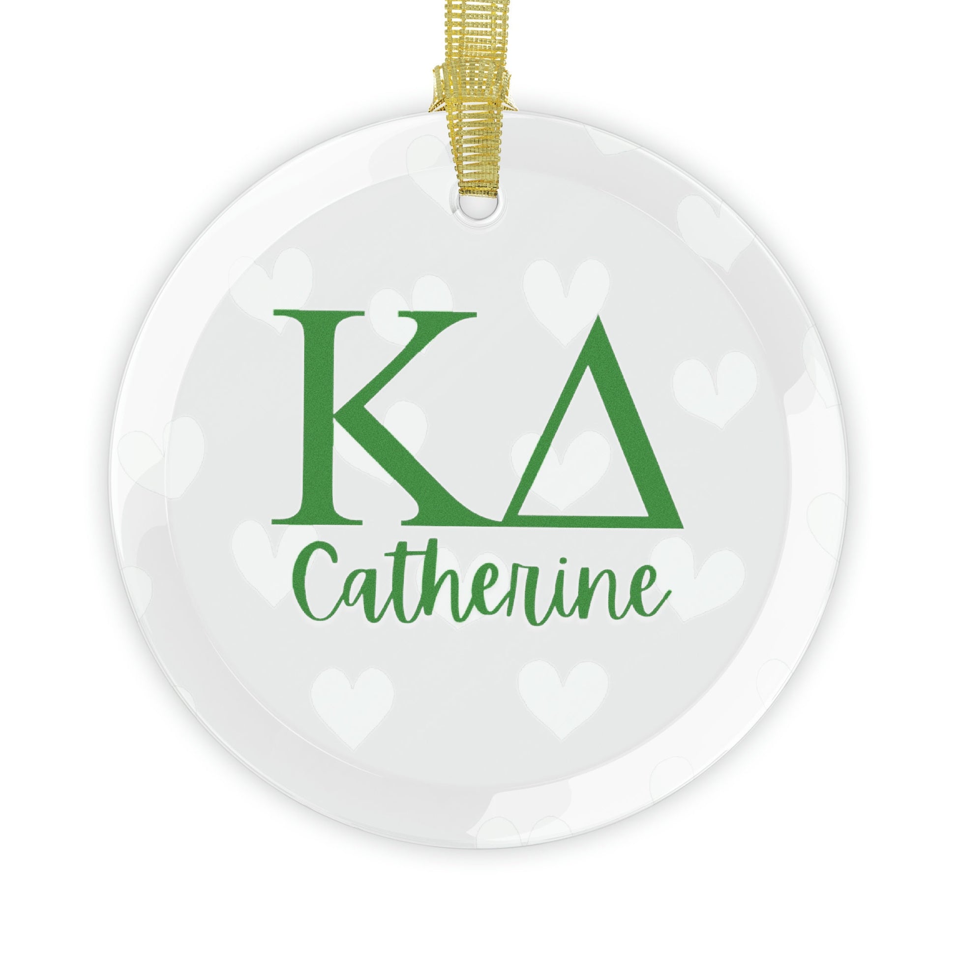 Kappa Delta Personalized Heart Ornament - Ivy Society