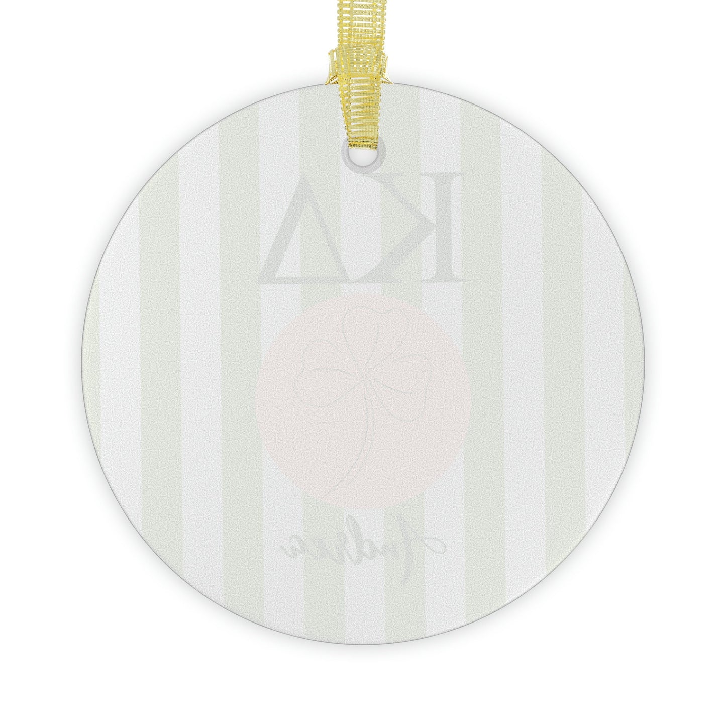 Kappa Delta Personalized Shamrock Ornament - Ivy Society