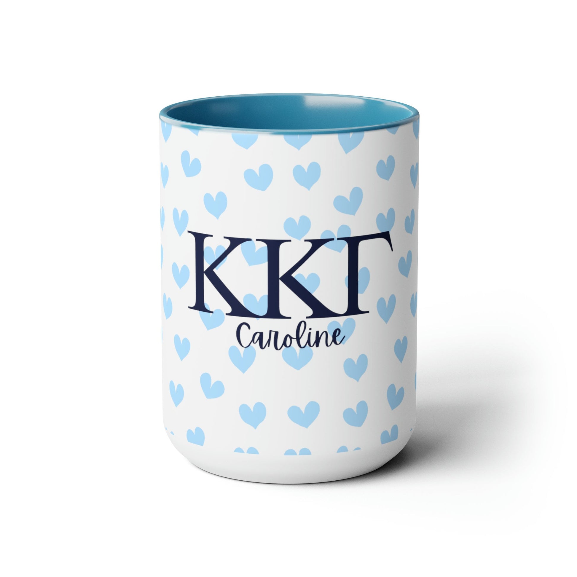 Kappa Kappa Gamma Personalized Heart Mug - Ivy Society