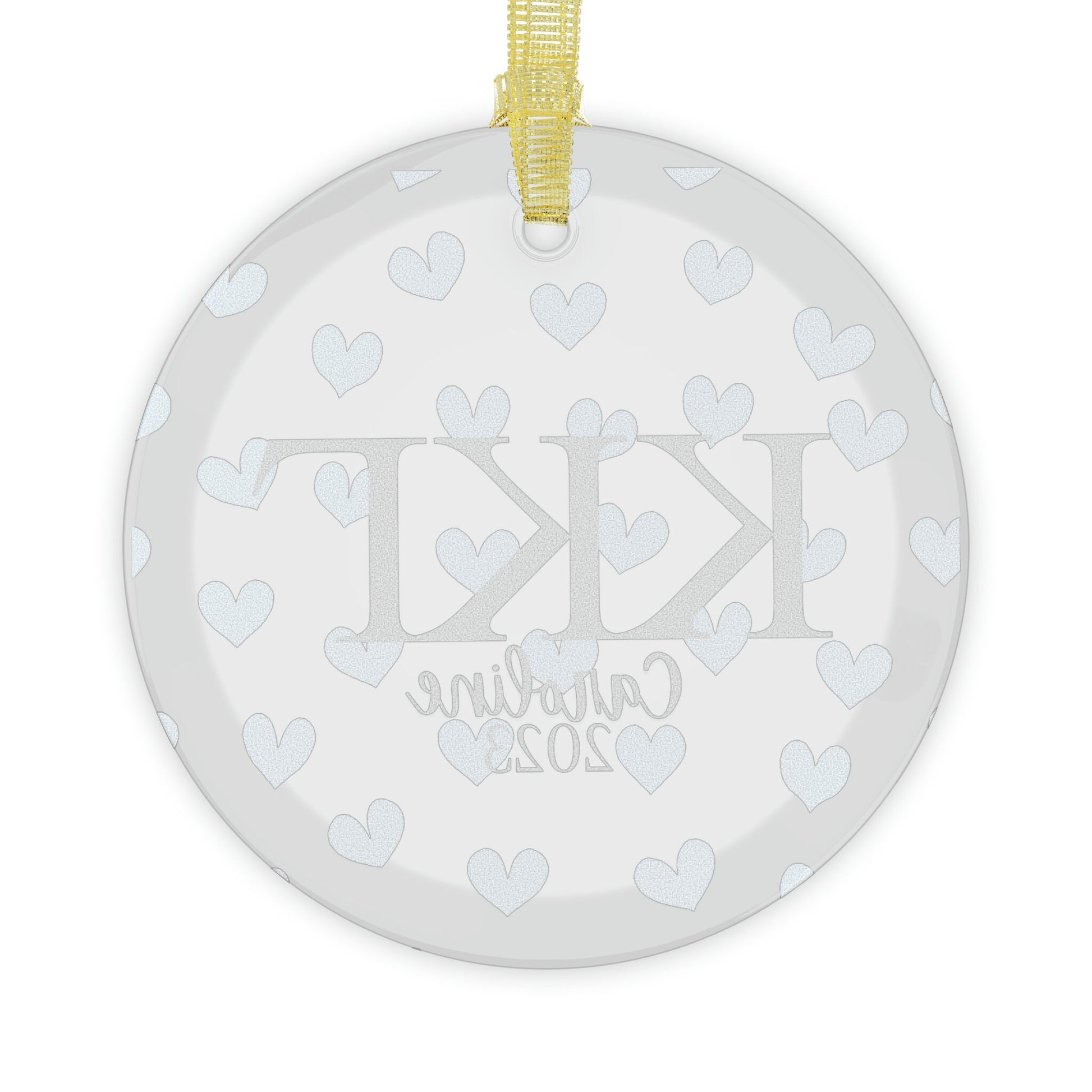 Kappa Kappa Gamma Personalized Heart Ornament - Ivy Society