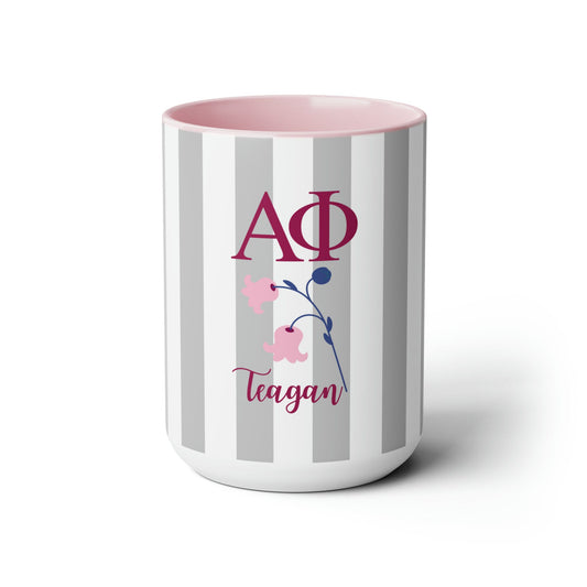 Personalized Alpha Phi Coffee Mug - Ivy Society