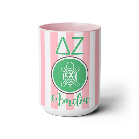 Personalized Delta Zeta Coffee Mug - Ivy Society