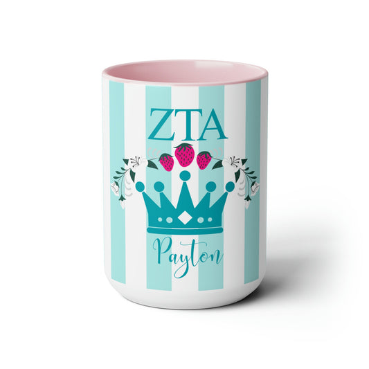 Personalized Zeta Tau Alpha Coffee Mug - Ivy Society