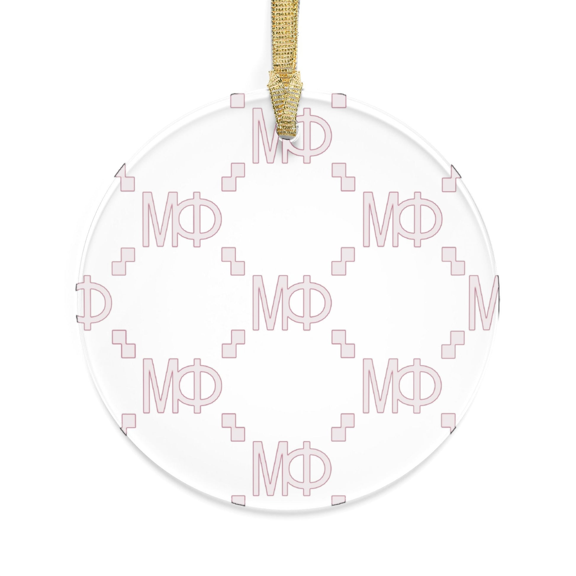 Phi Mu Print Ornament - Ivy Society