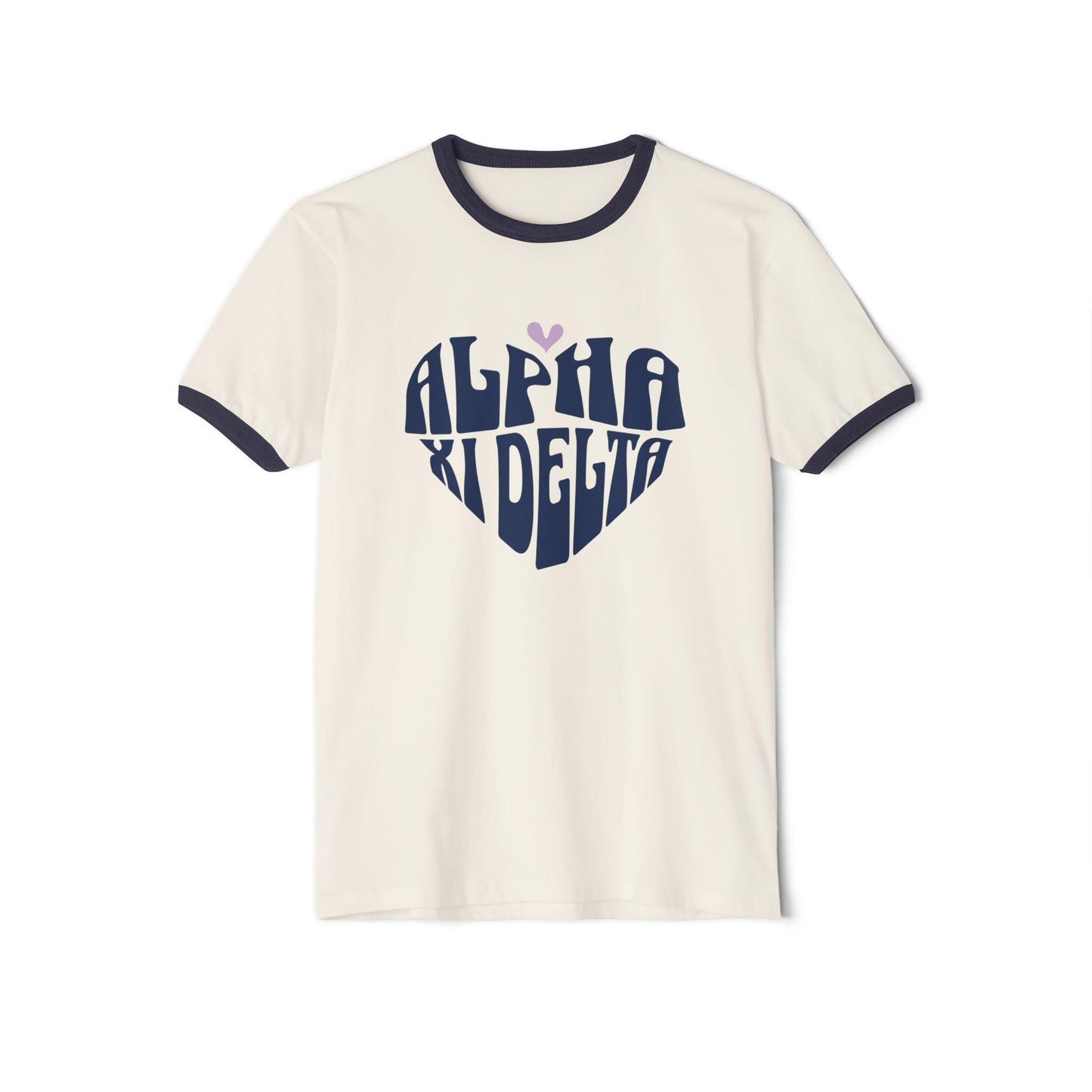 Alpha Xi Delta Heart Ringer Tee - Ivy Society