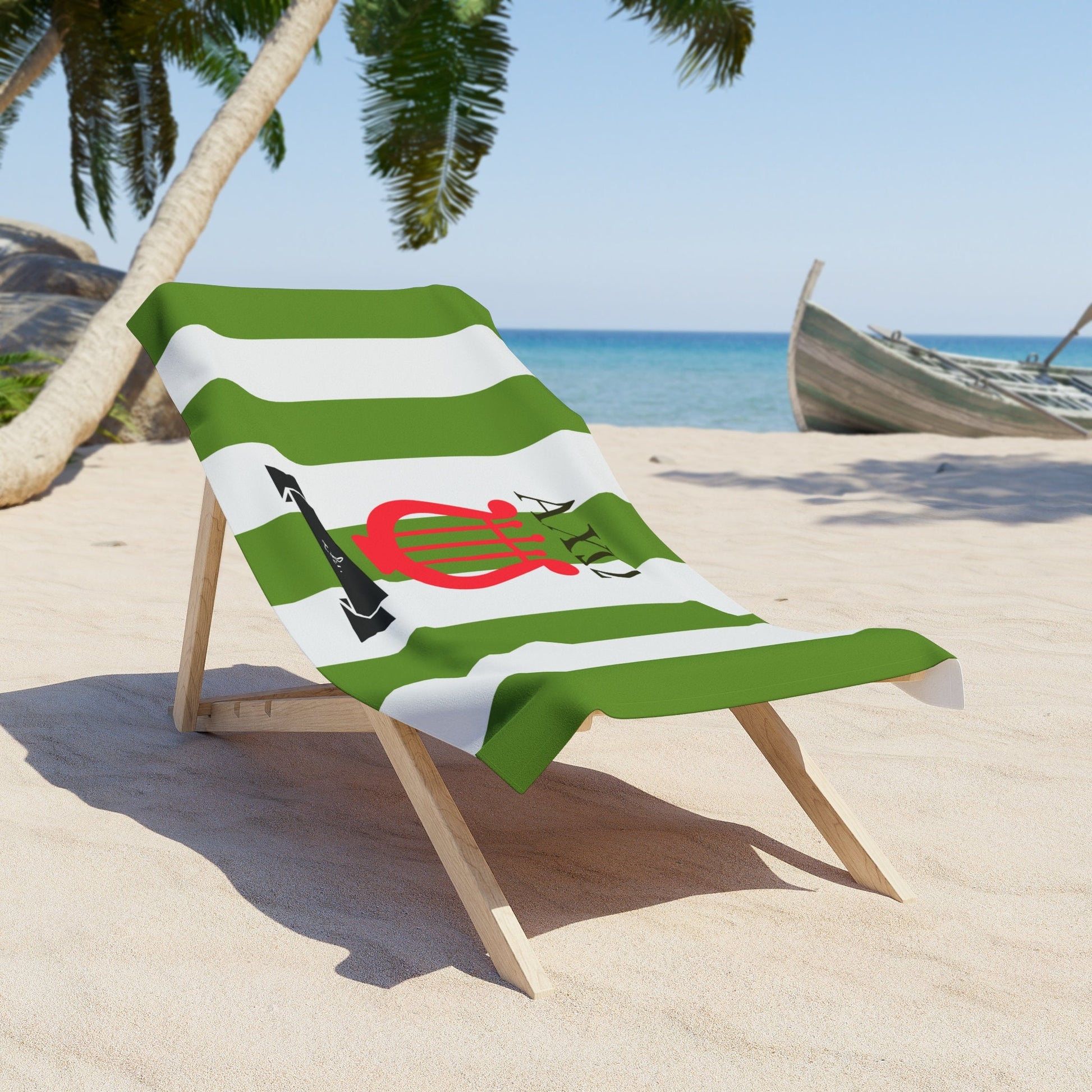 Alpha Chi Omega Personalized Beach Towel - Ivy Society