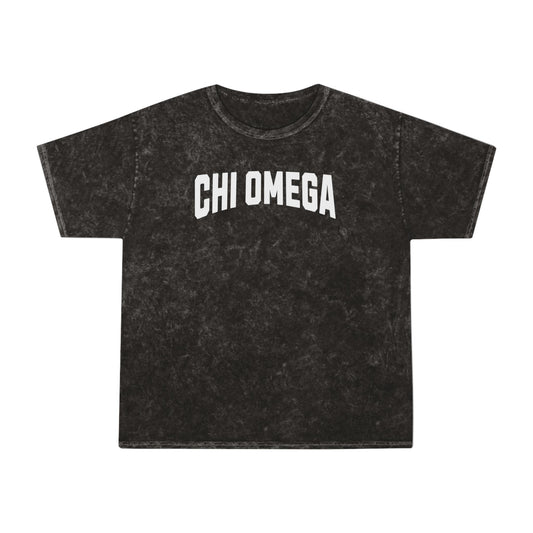 Chi Omega Mineral Wash T-Shirt - Ivy Society