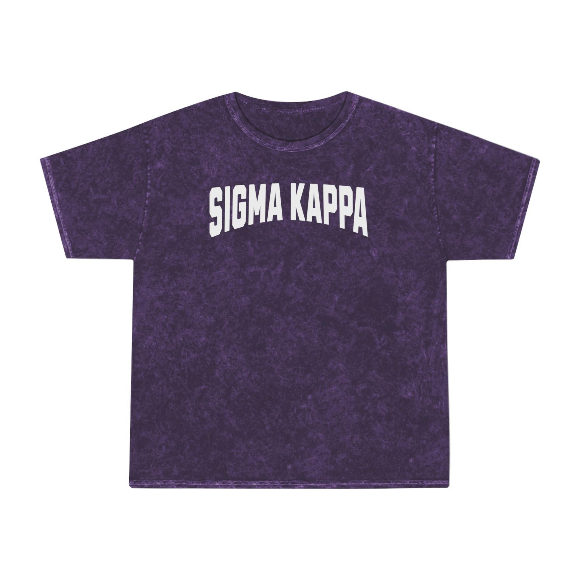 Sigma Kappa Mineral Wash T-shirt - Ivy Society