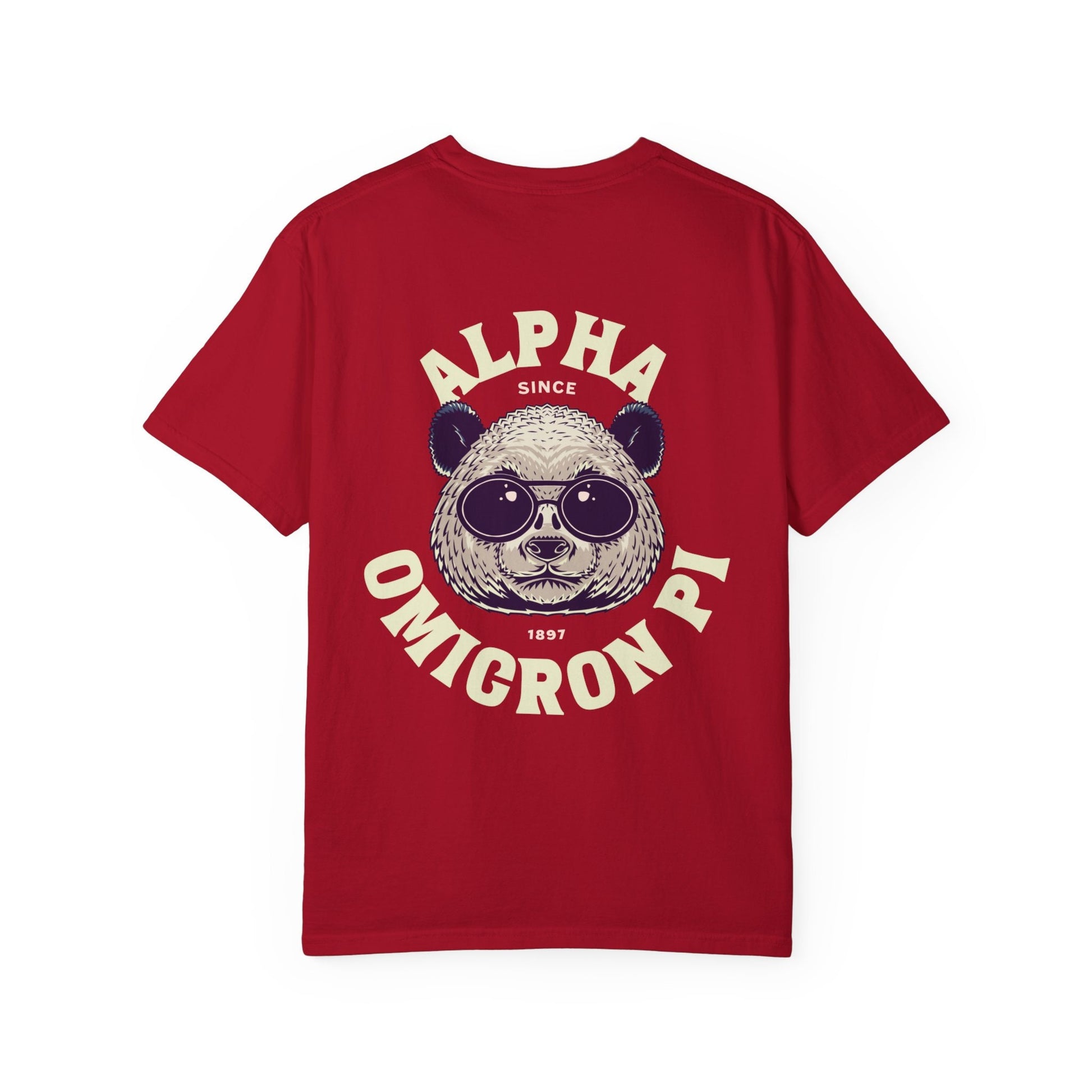 Alpha Omicron Pi Panda T-shirt - Ivy Society
