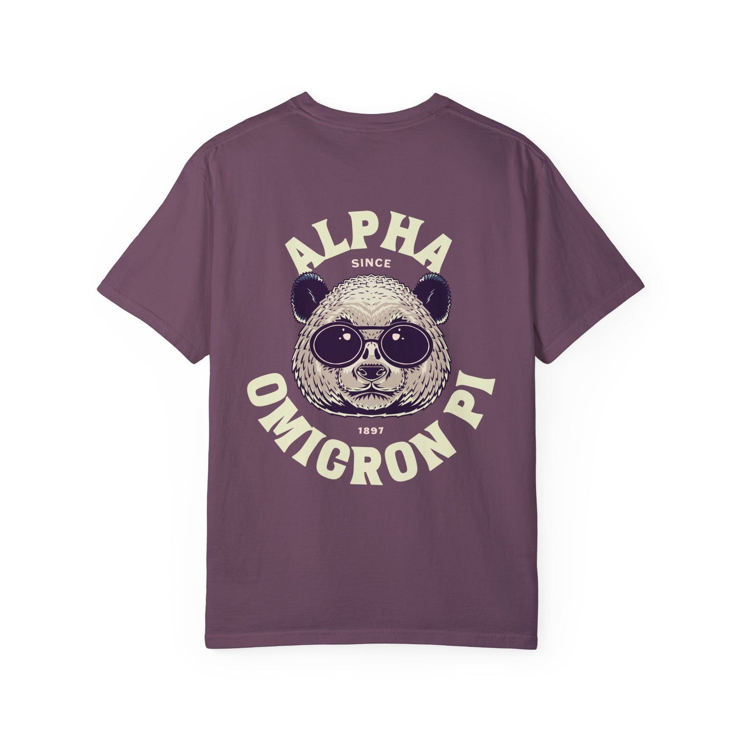 Alpha Omicron Pi Panda T-shirt - Ivy Society