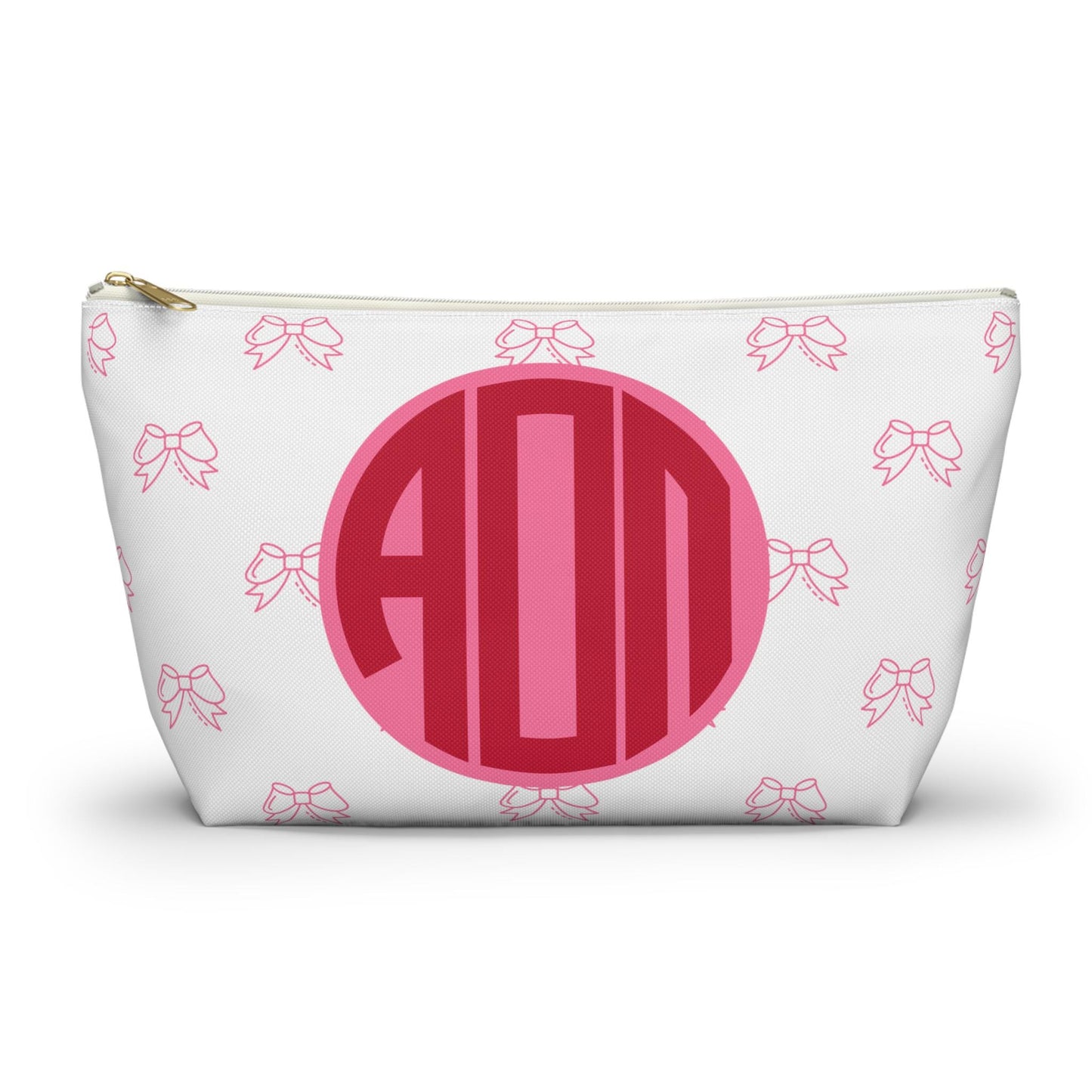 Alpha Omicron Pi Bow Makeup Bag - Ivy Society