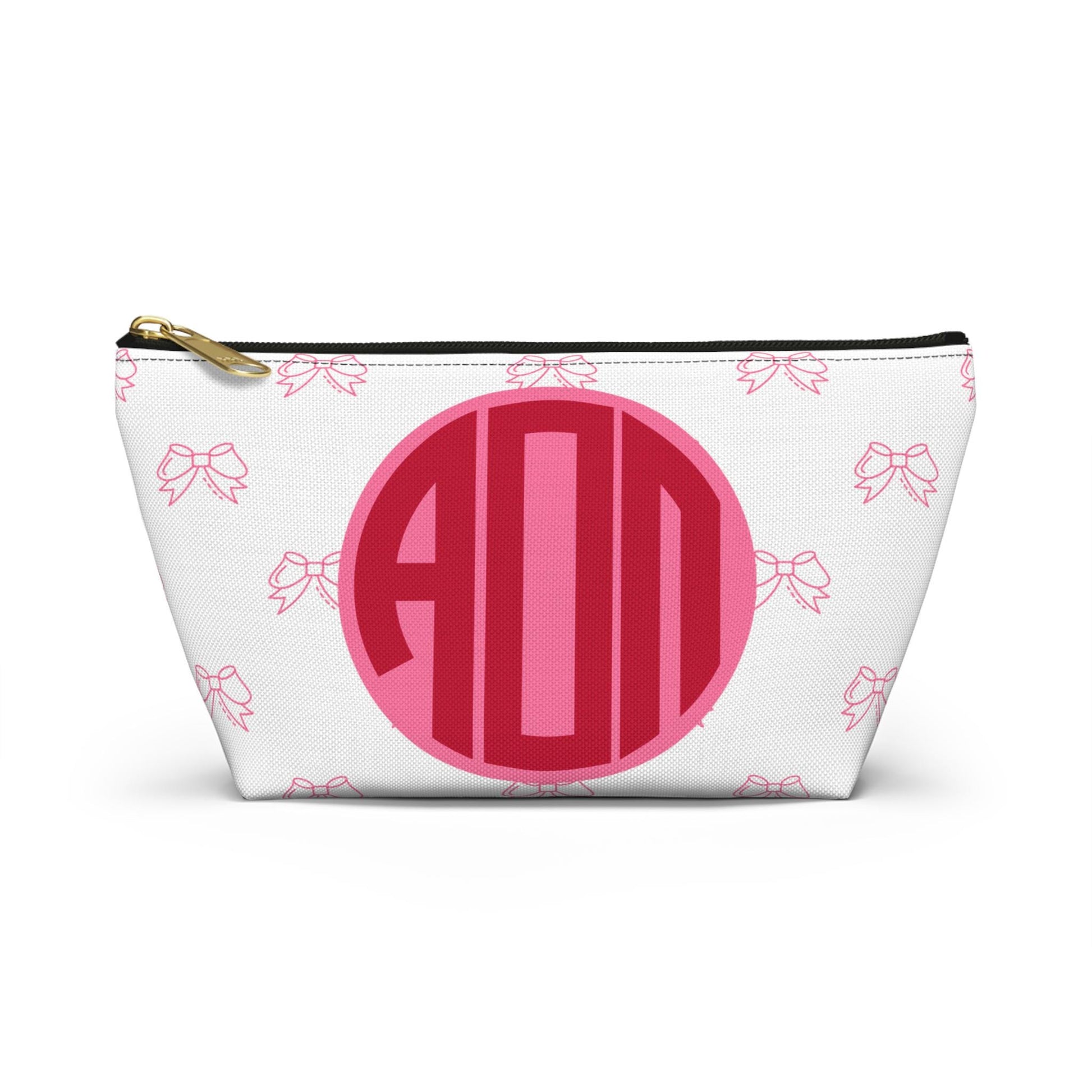 Alpha Omicron Pi Bow Makeup Bag - Ivy Society