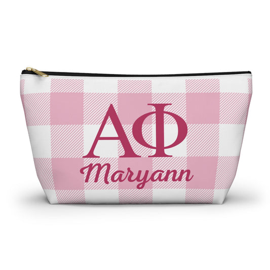 Alpha Phi Personalized Makeup Bag - Ivy Society