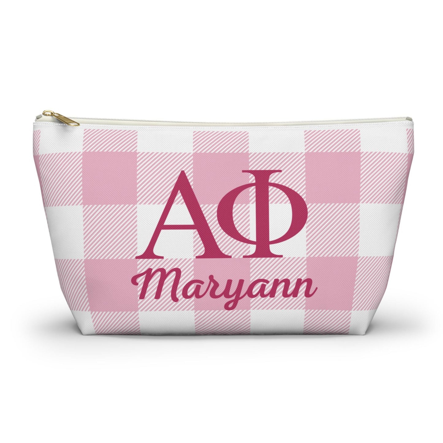 Alpha Phi Personalized Makeup Bag - Ivy Society