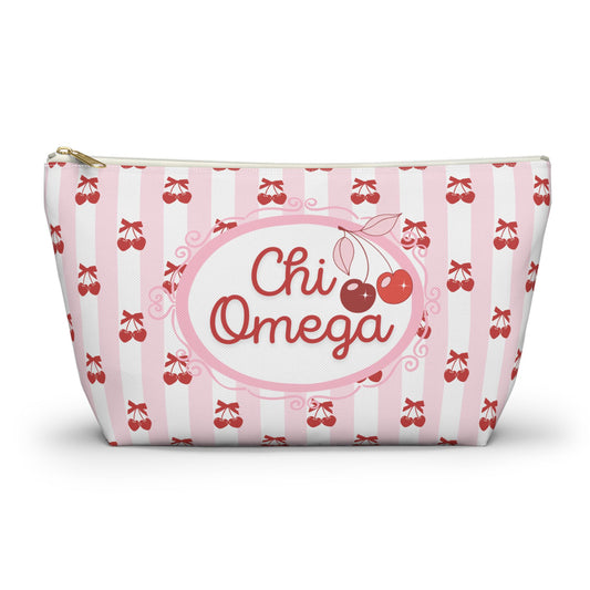 Chi Omega Cherry Makeup Bag - Ivy Society
