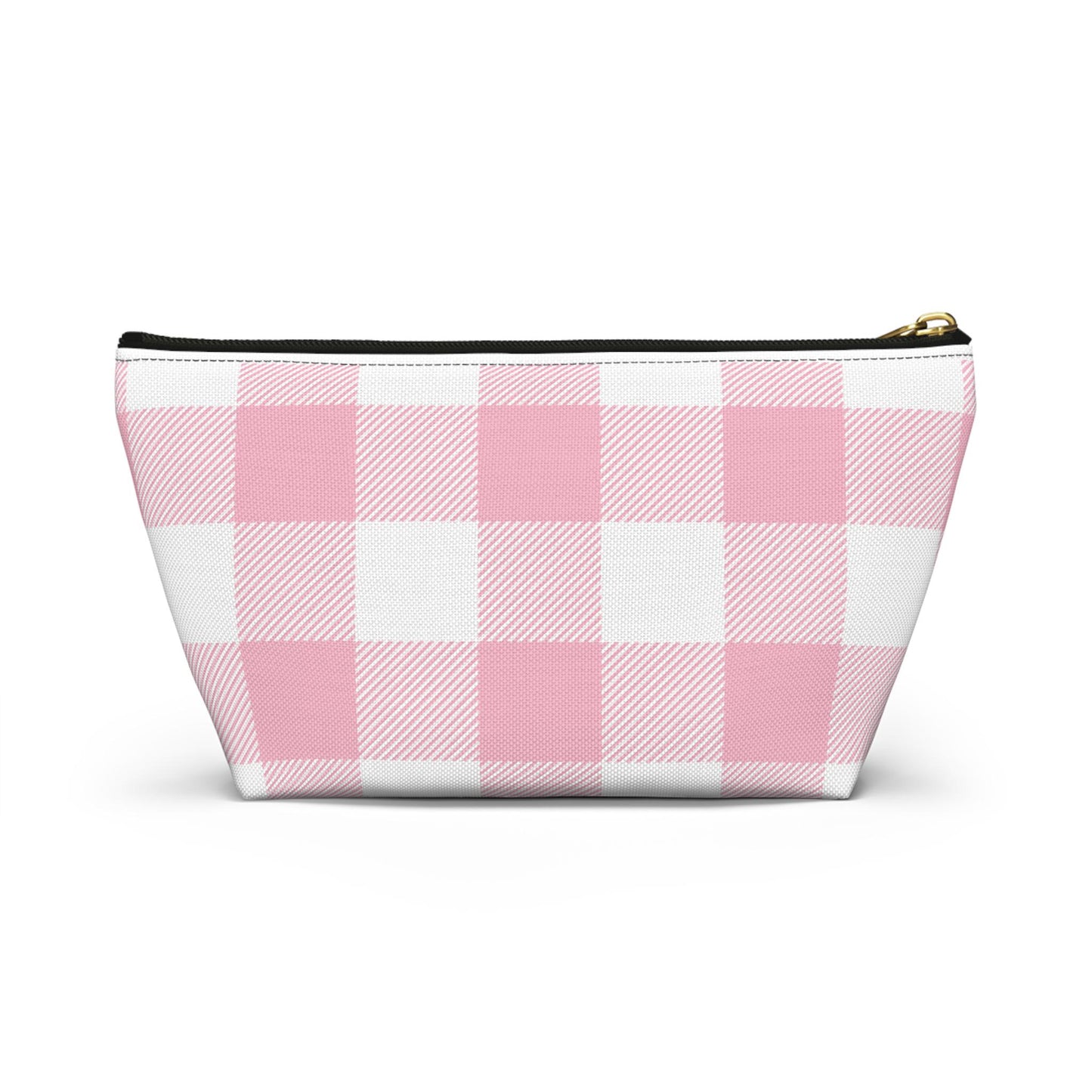 Delta Gamma Personalized Checkered Makeup Bag - Ivy Society