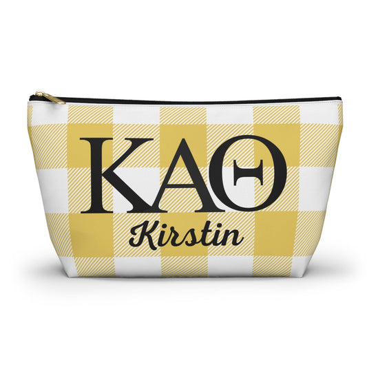 Kappa Alpha Theta Personalized Makeup Bag - Ivy Society
