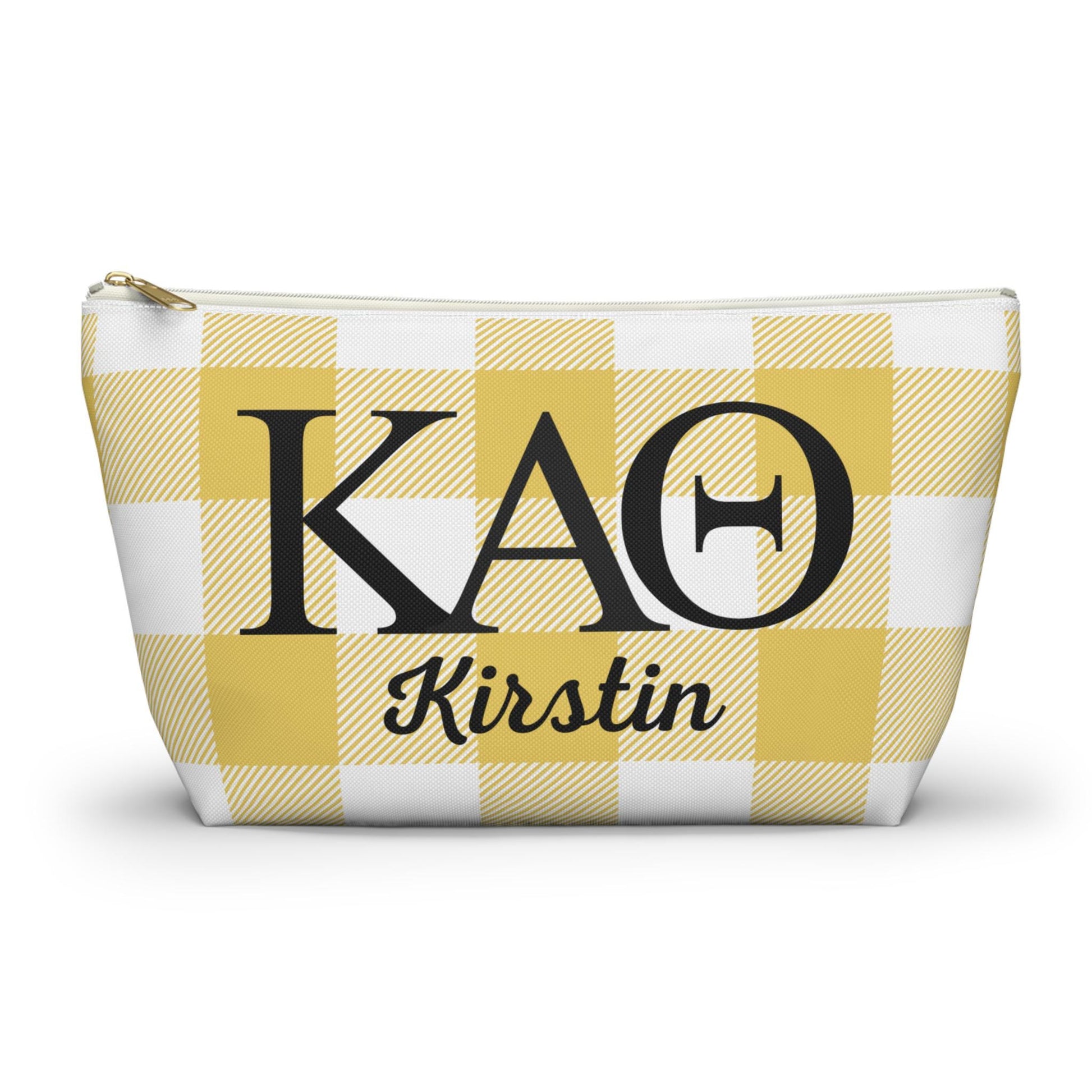 Kappa Alpha Theta Personalized Makeup Bag - Ivy Society