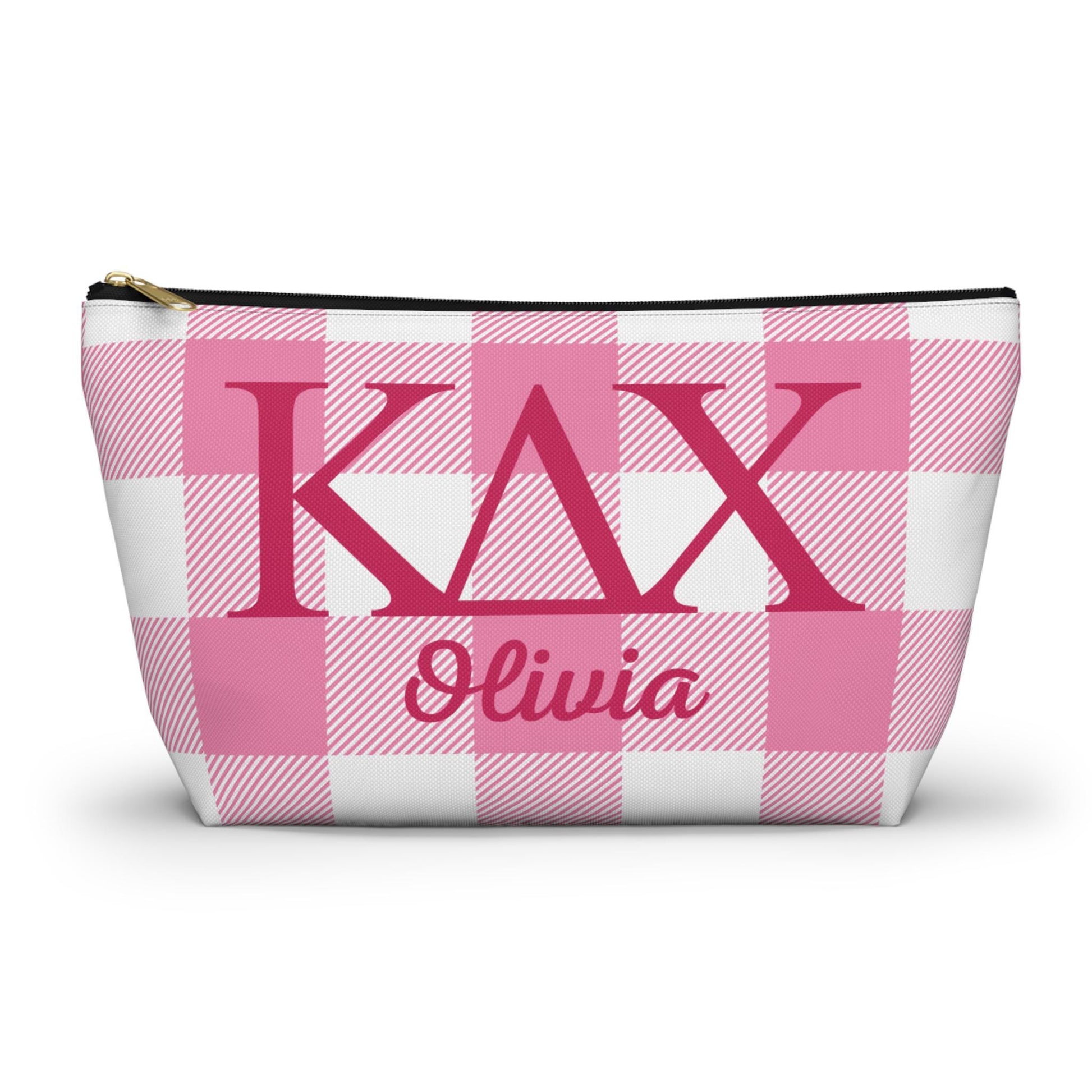 Kappa Delta Chi Personalized Makeup Bag - Ivy Society