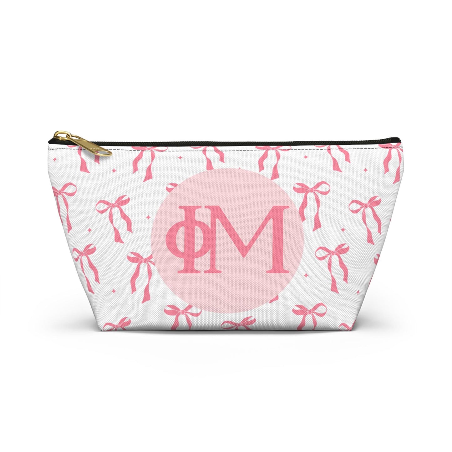 Phi Mu Bow Makeup Bag - Ivy Society