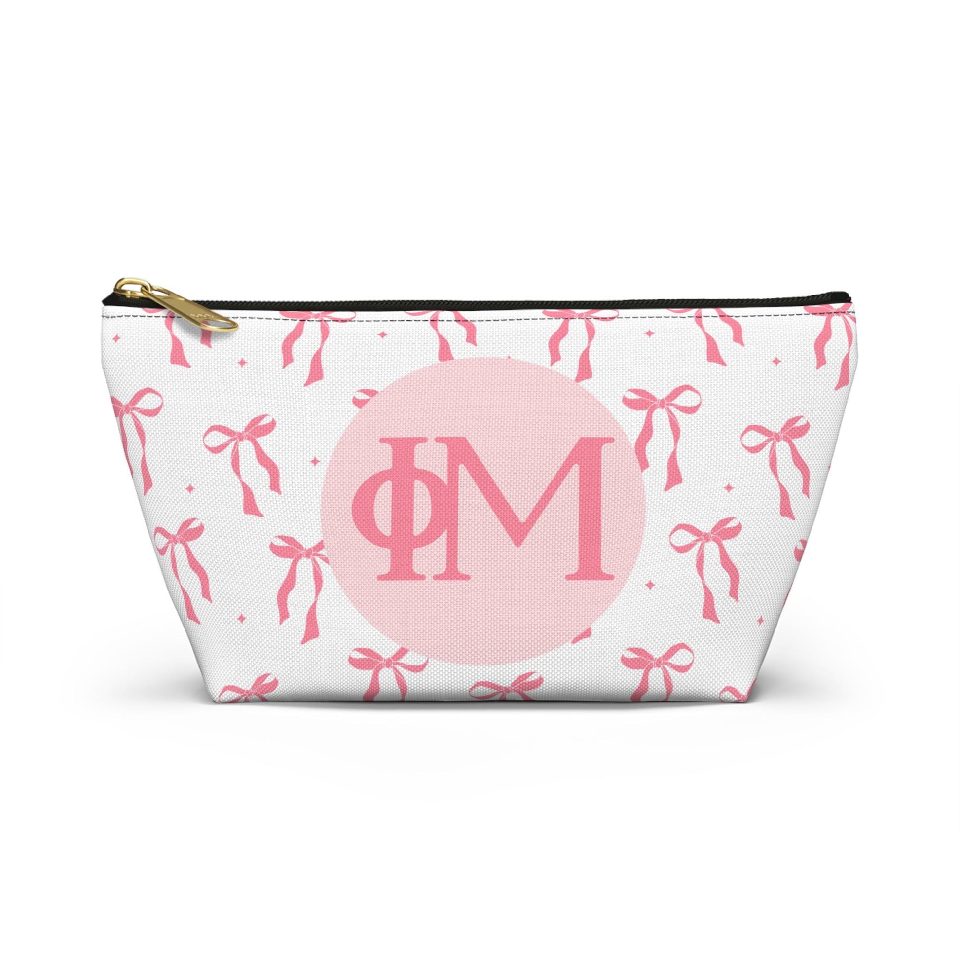 Phi Mu Bow Makeup Bag - Ivy Society