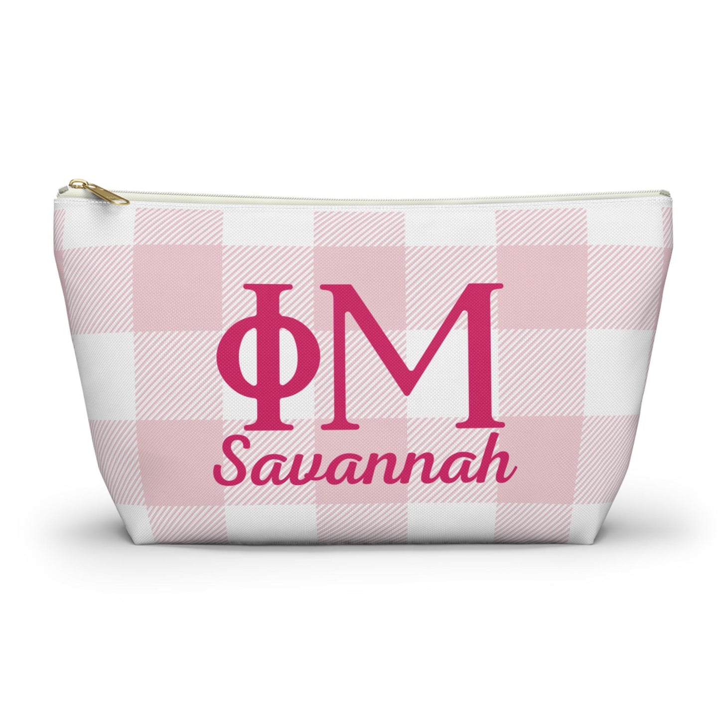 Phi Mu Personalized Makeup Bag - Ivy Society