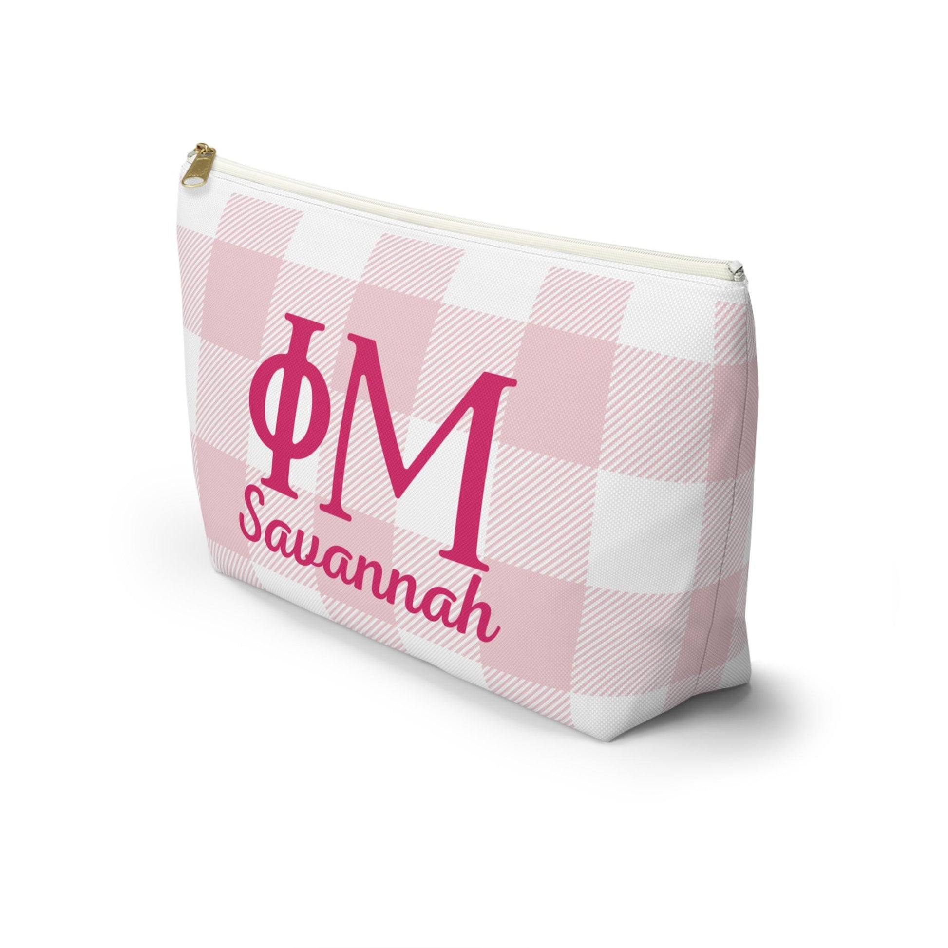 Phi Mu Personalized Makeup Bag - Ivy Society