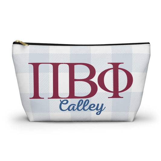 Pi Beta Phi Personalized Makeup Bag - Ivy Society