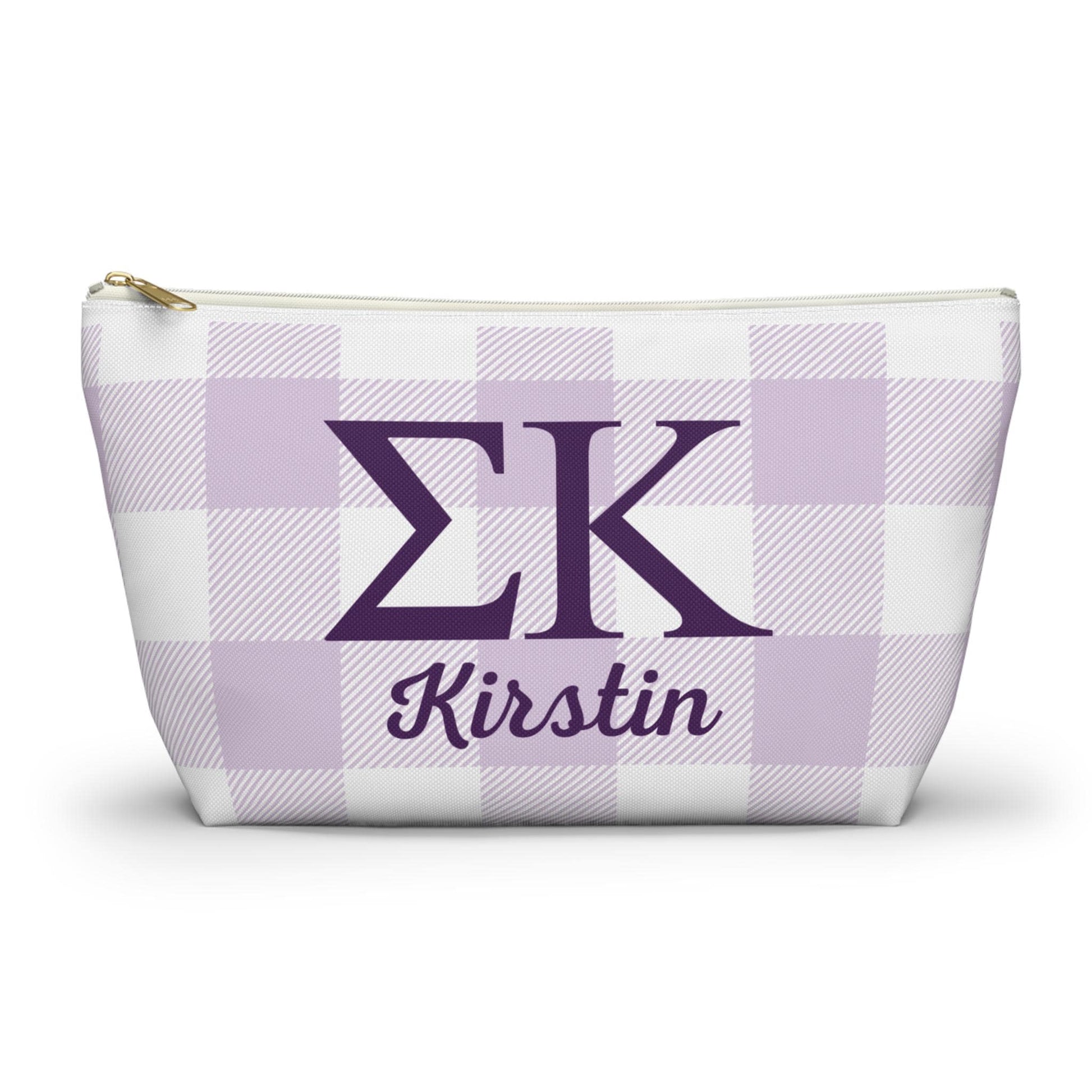 Sigma Kappa Personalized Makeup Bag - Ivy Society
