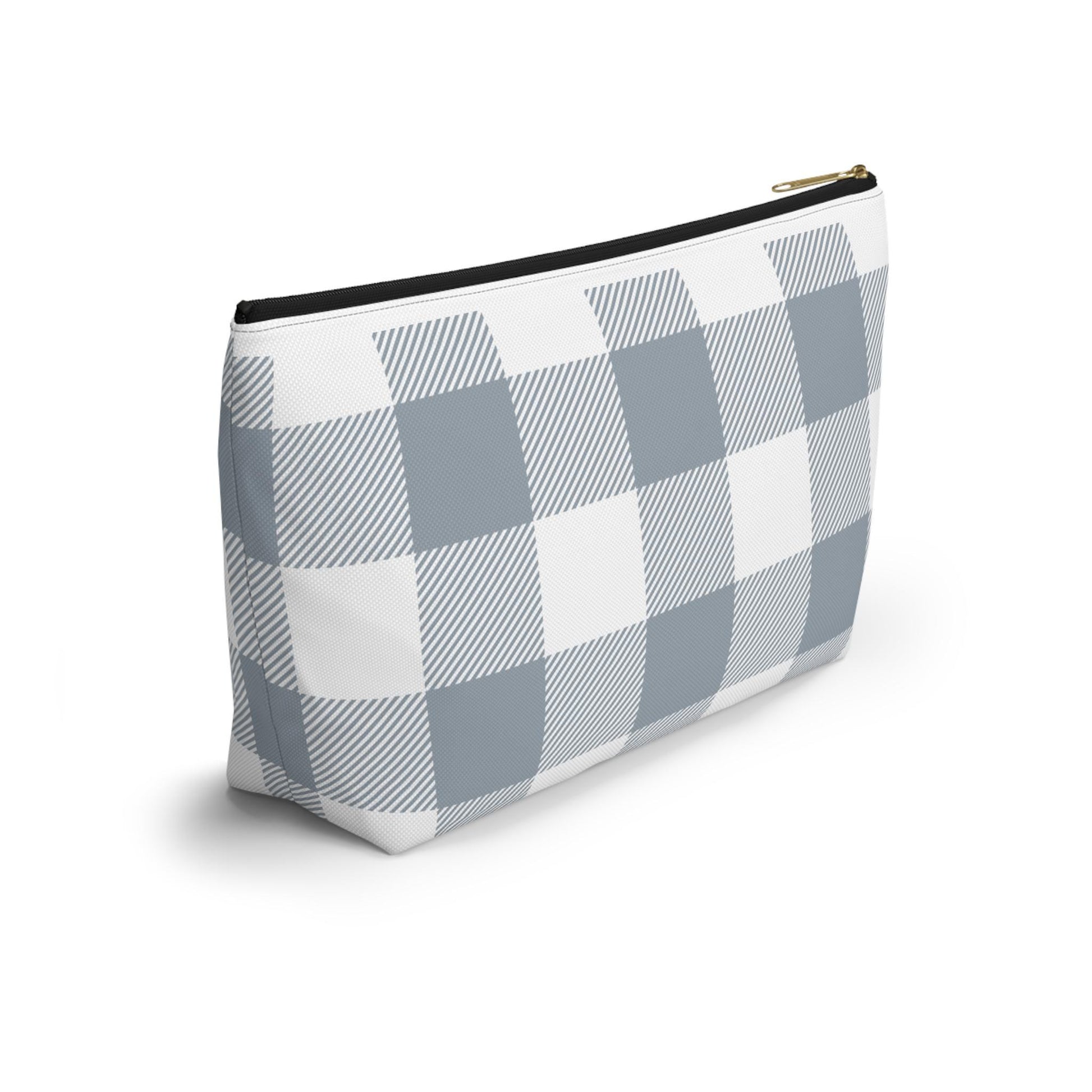 Tri Delta Personalized Checkered Makeup Bag - Ivy Society