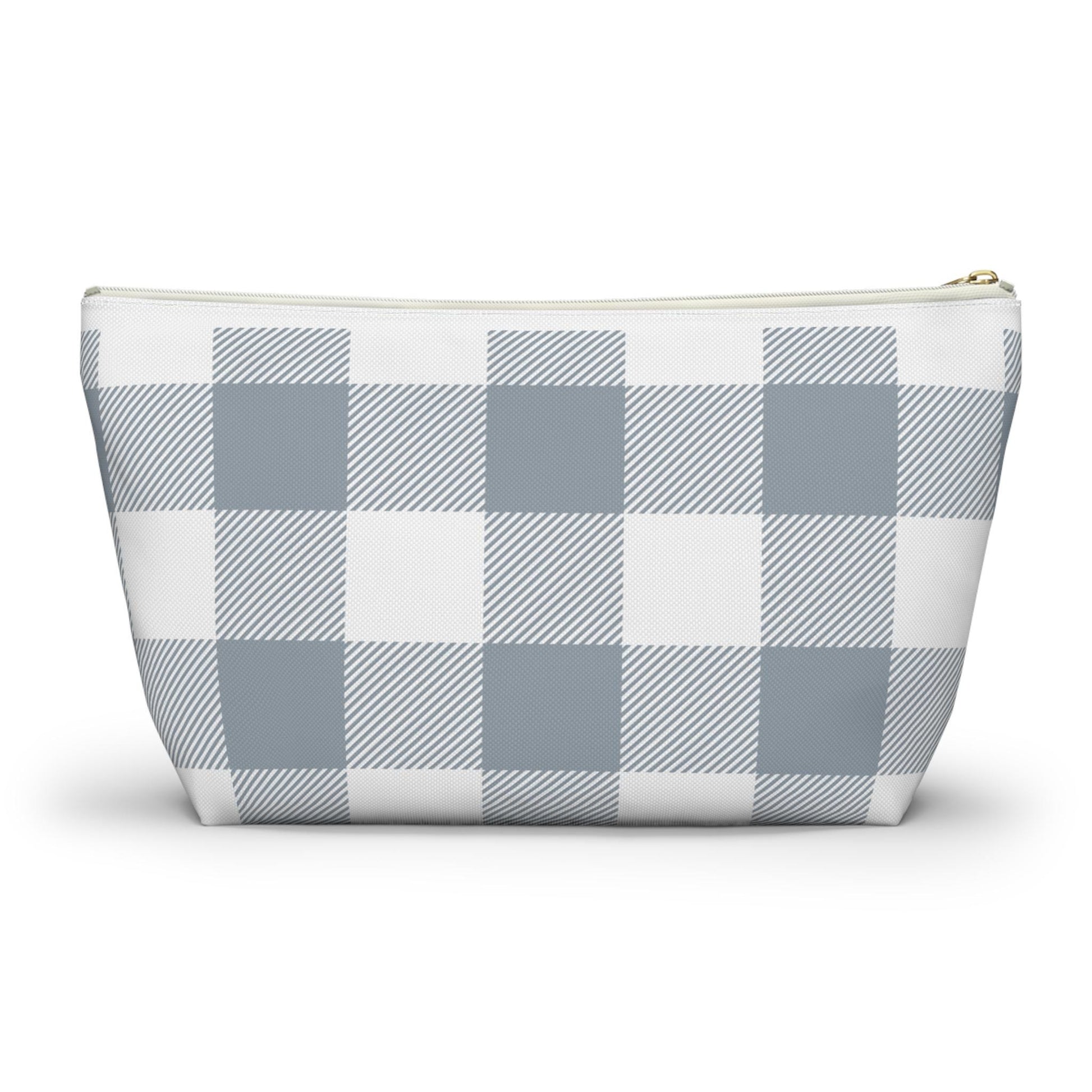 Tri Delta Personalized Checkered Makeup Bag - Ivy Society