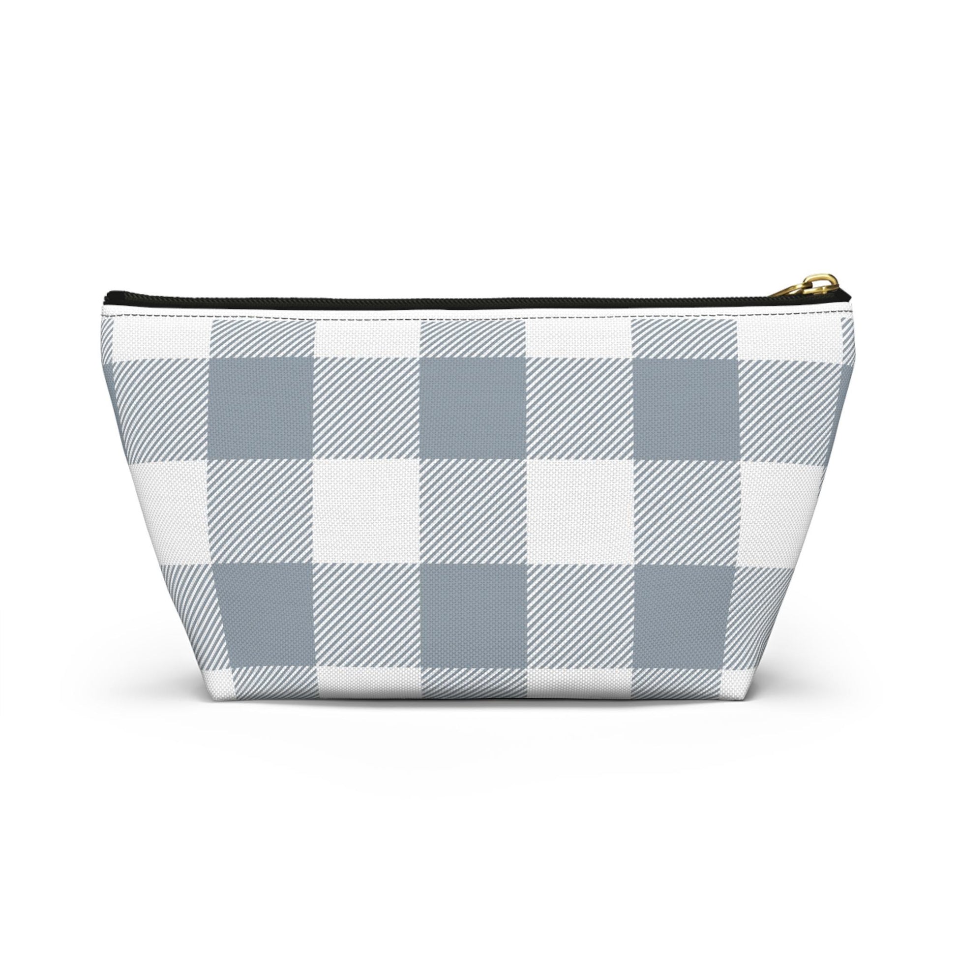 Tri Delta Personalized Checkered Makeup Bag - Ivy Society