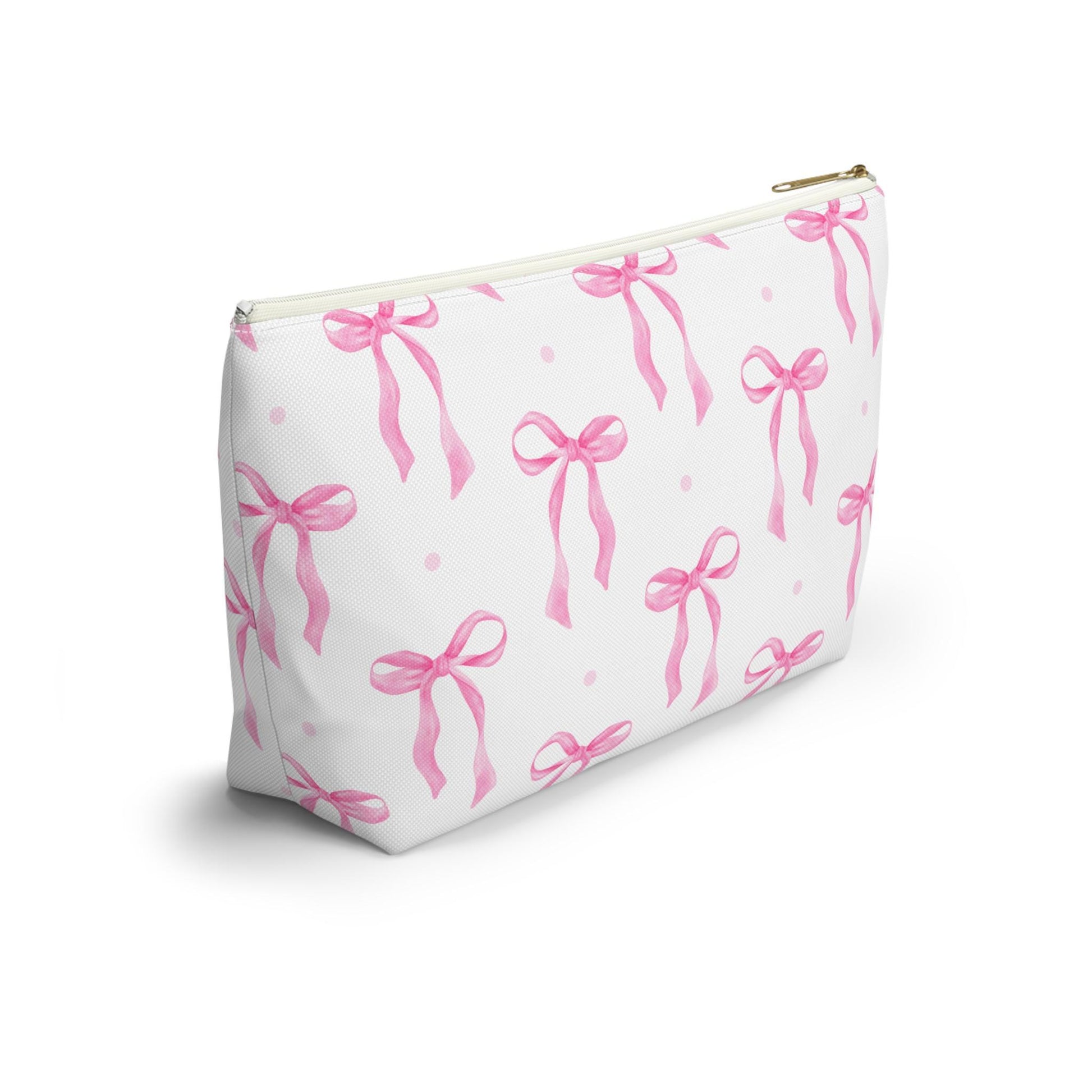 Alpha Delta Pi Monogram Bow Makeup Bag - Ivy Society