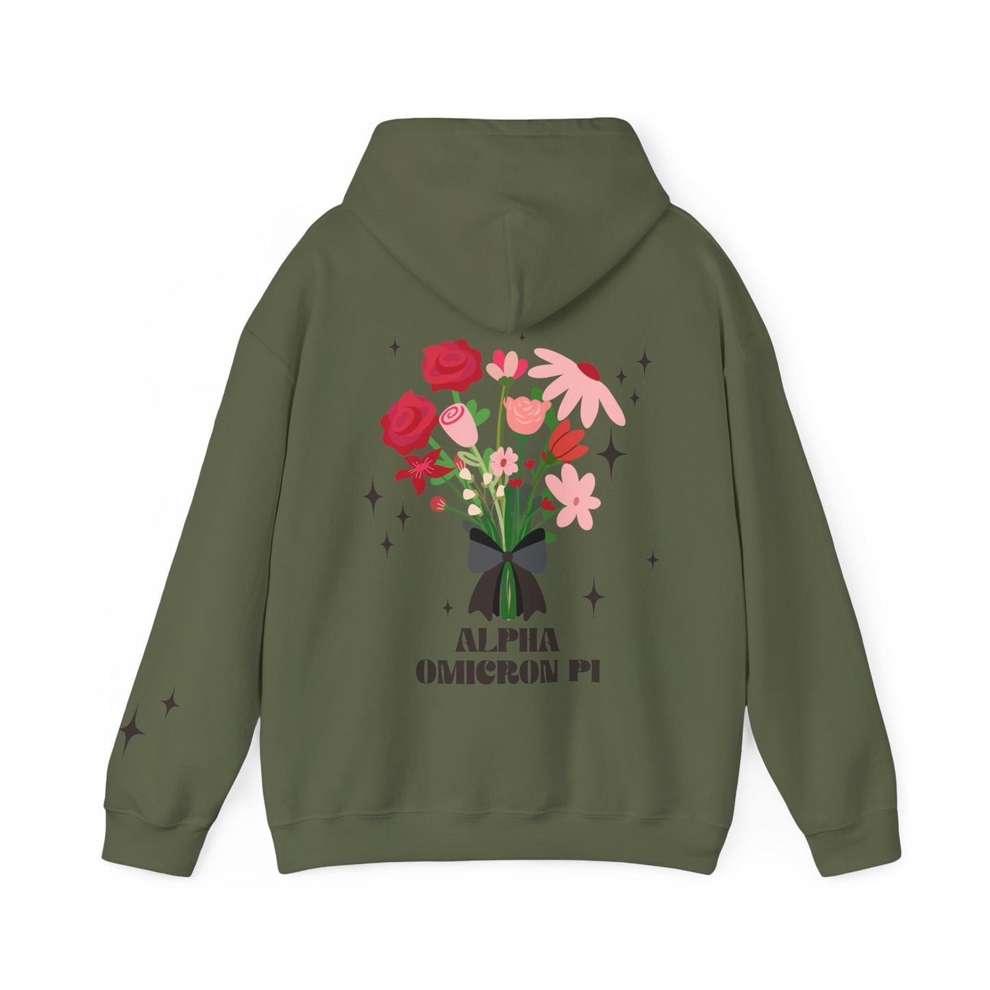 Alpha omicron Pi Bouquet Hoodie - Ivy Society