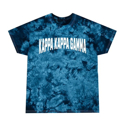 Kappa Kappa Gamma Black and Blue Tie-Dye Tee - Ivy Society