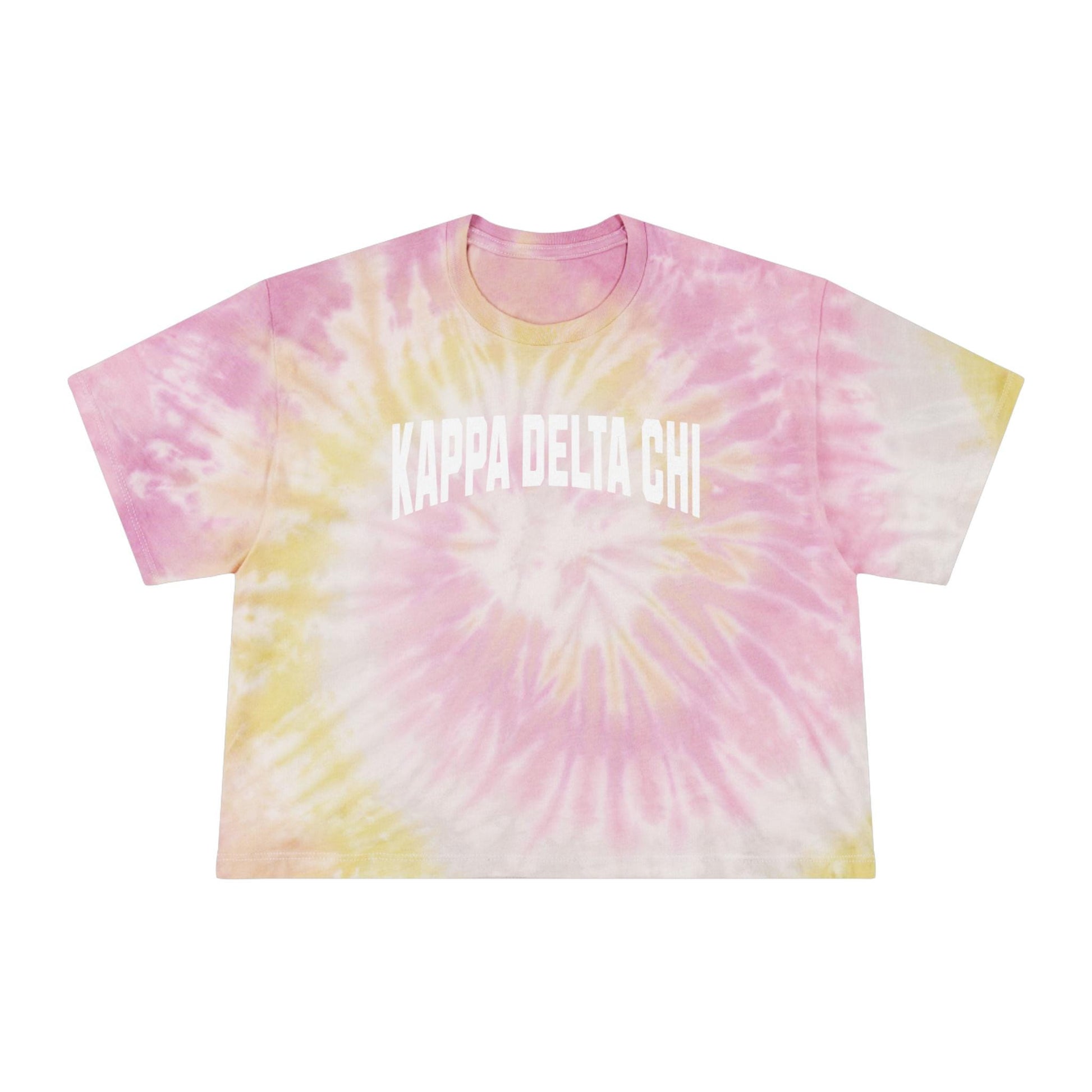 Kappa Delta Chi Tie-Dye Cropped Tee - Ivy Society