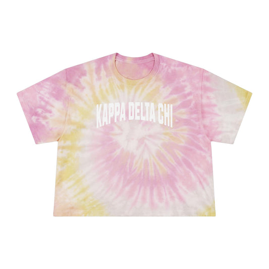 Kappa Delta Chi Tie-Dye Cropped Tee - Ivy Society