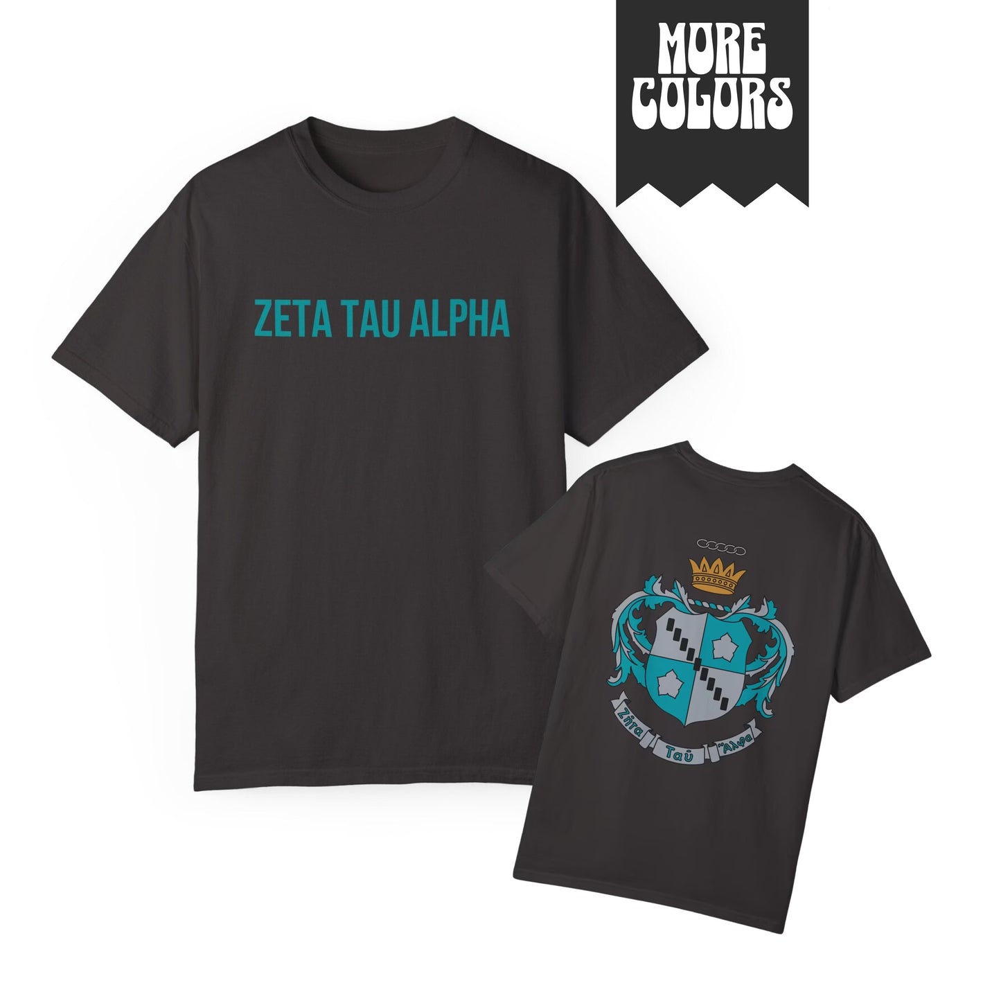 Zeta Tau Alpha Crest T-shirt - Ivy Society
