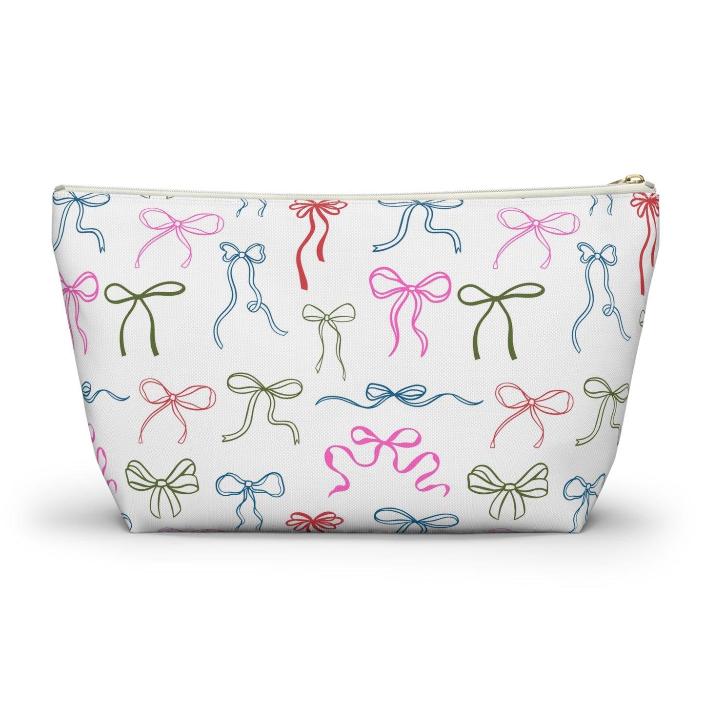 Alpha Chi Omega Personalized Bow Makeup Bag - Ivy Society
