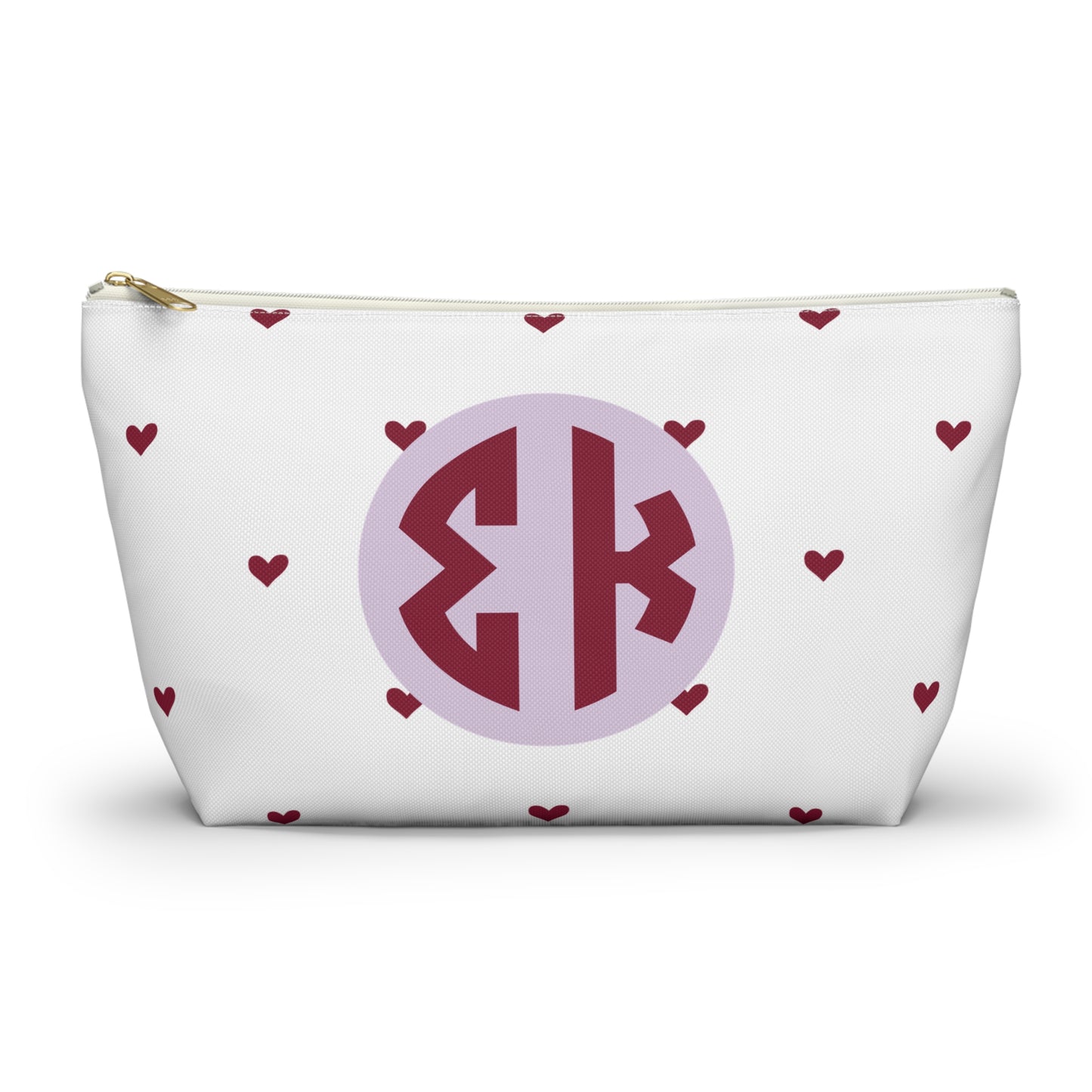 Sigma Kappa Hearts Makeup Bag - Ivy Society
