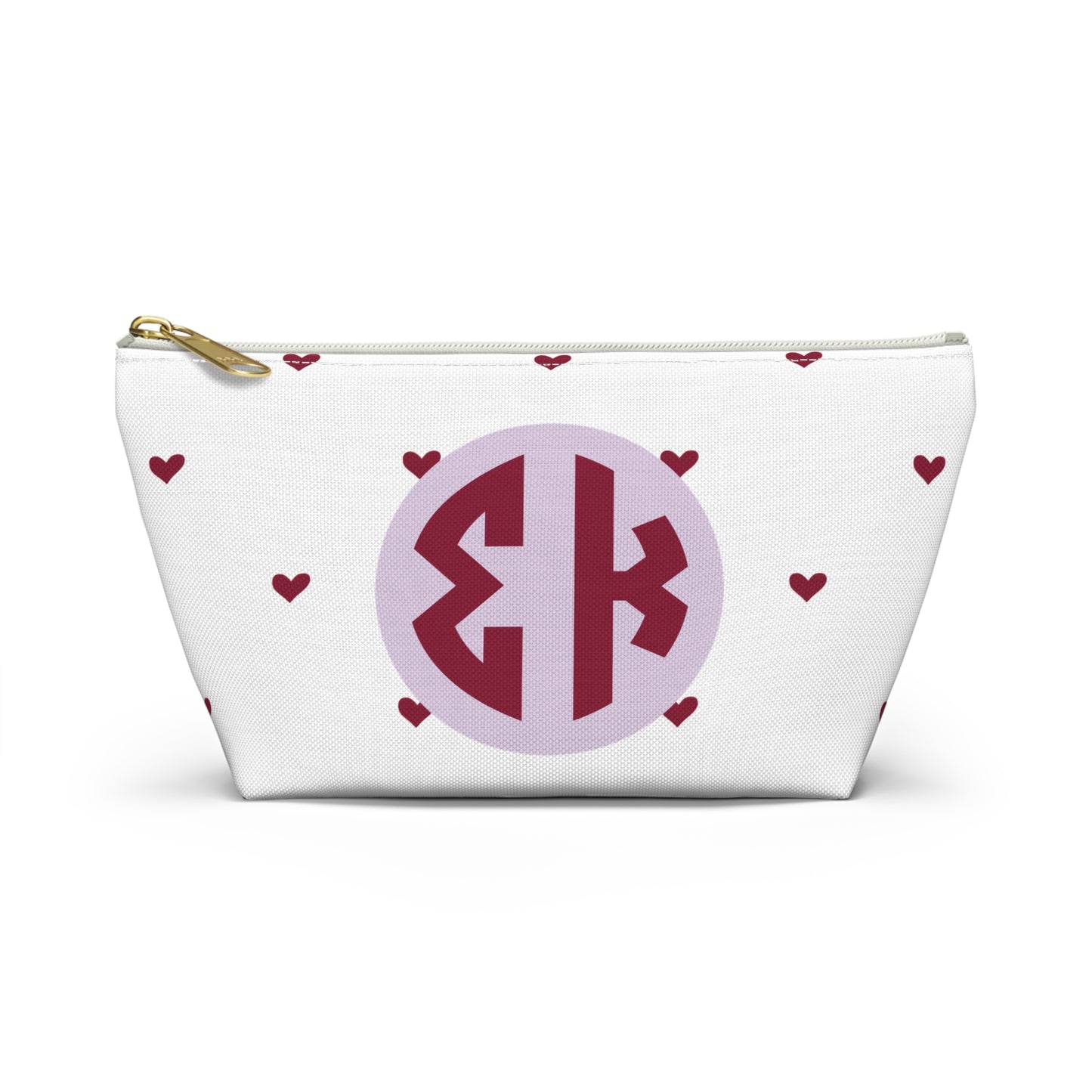 Sigma Kappa Hearts Makeup Bag - Ivy Society