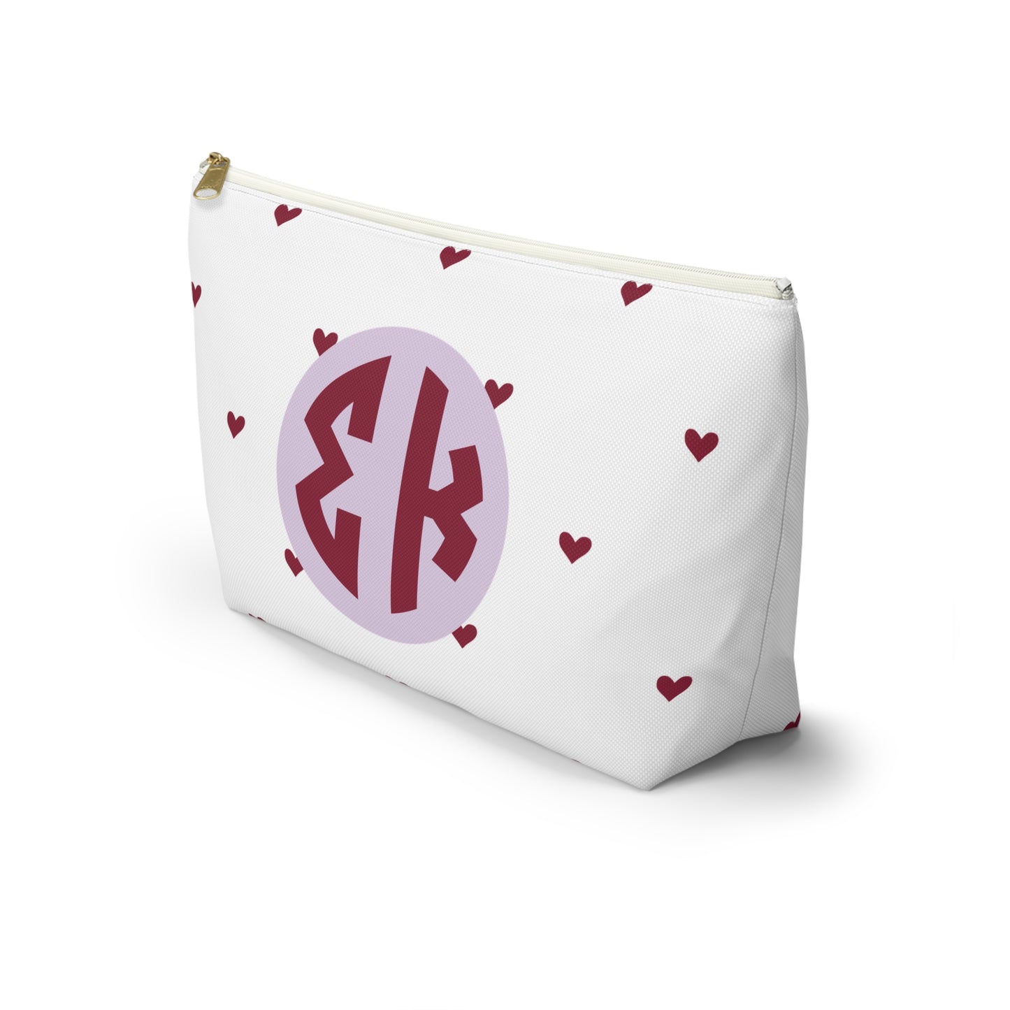 Sigma Kappa Hearts Makeup Bag - Ivy Society