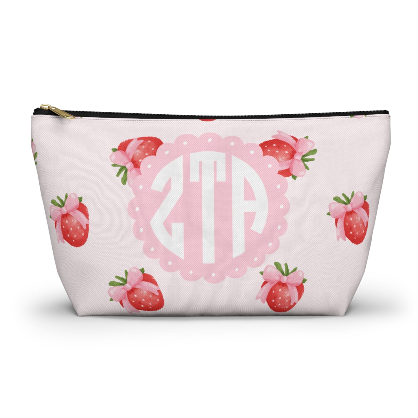 Zeta Tau Alpha Strawberry Makeup Bag - Ivy Society