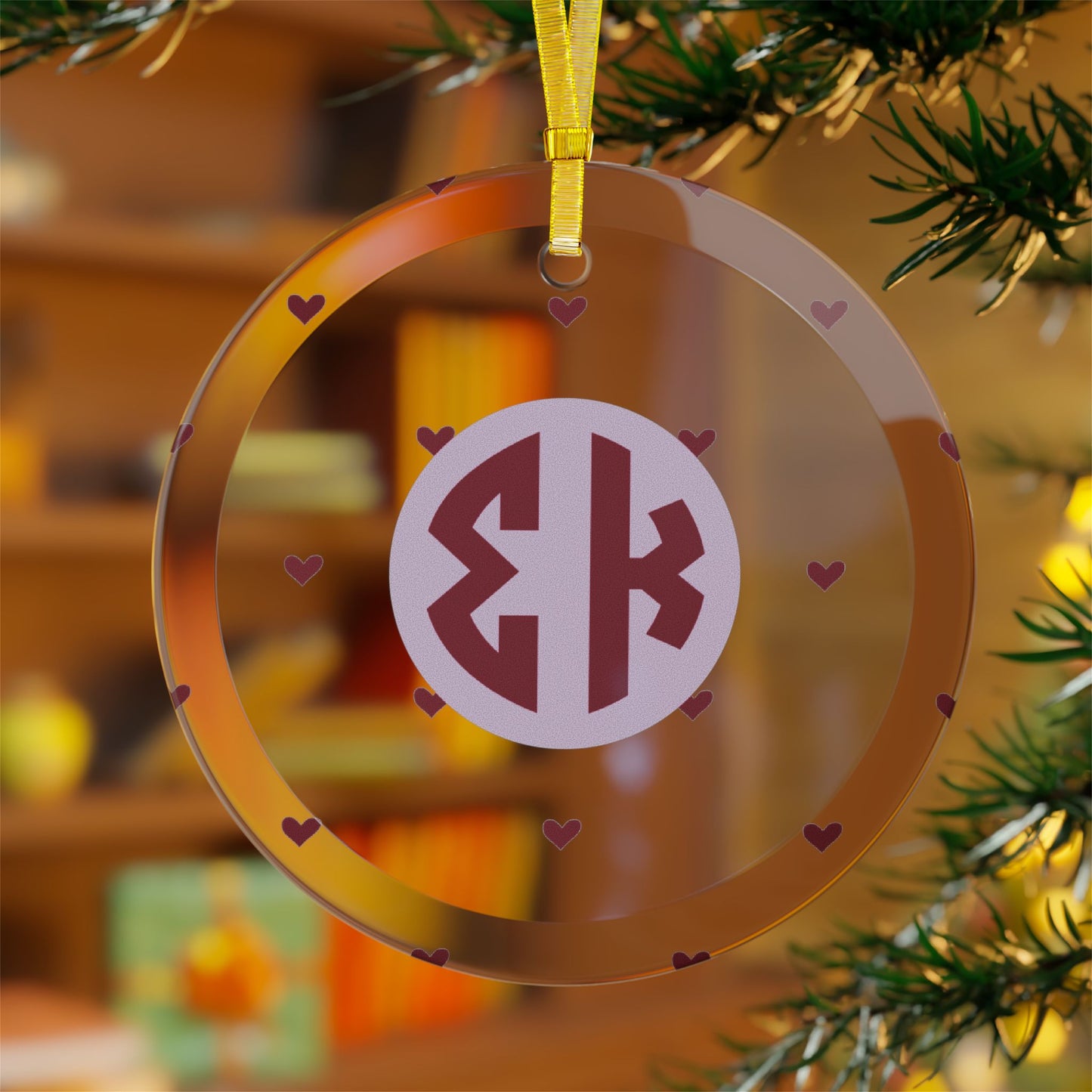 Sigma Kappa Heart Ornament - Ivy Society