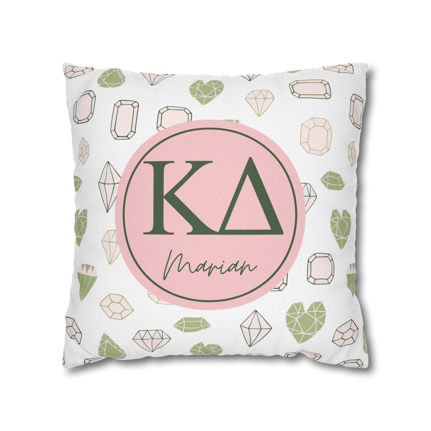 Kappa Delta Personalized Throw Pillow Cover - Ivy Society