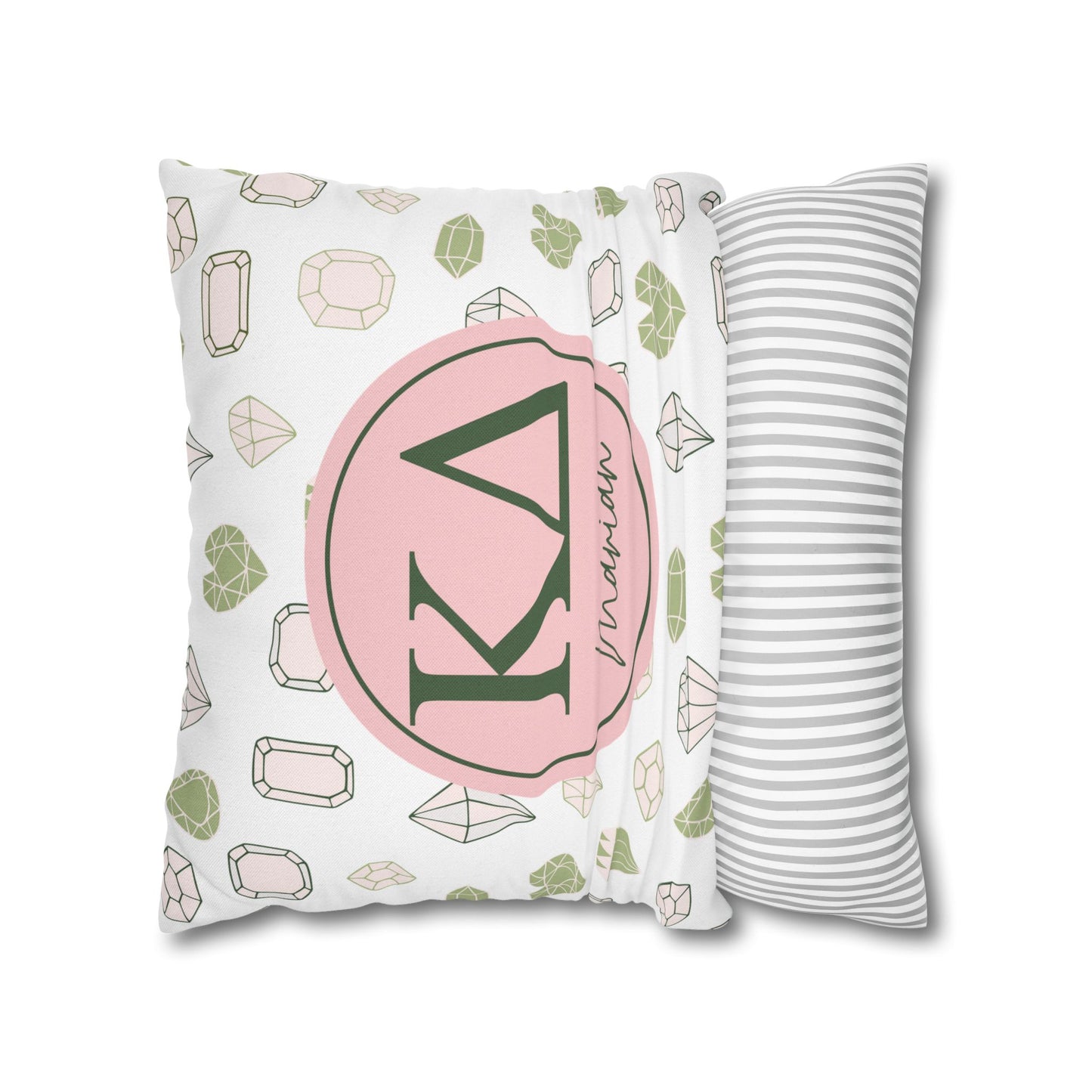 Kappa Delta Personalized Throw Pillow Cover - Ivy Society