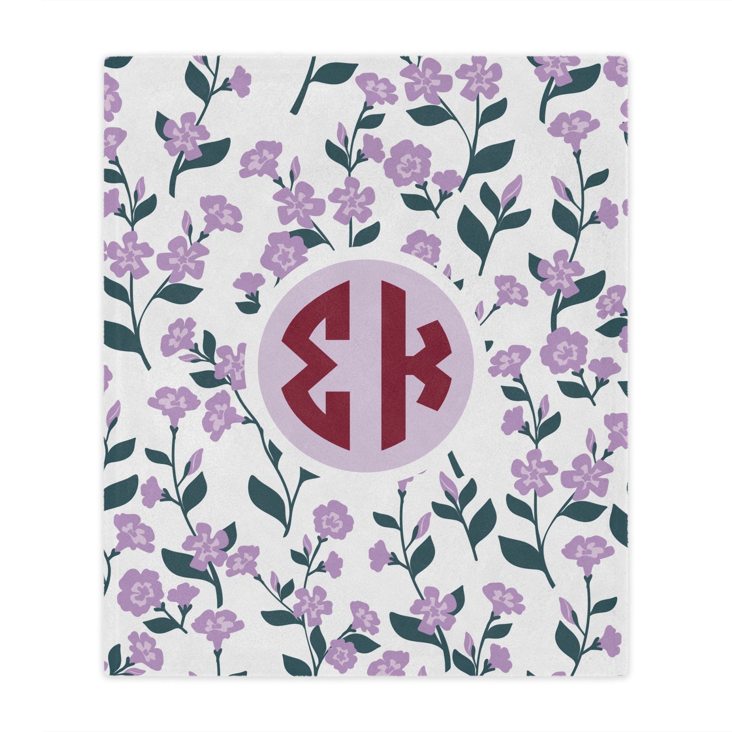 Sigma Kappa Floral Blanket - Ivy Society