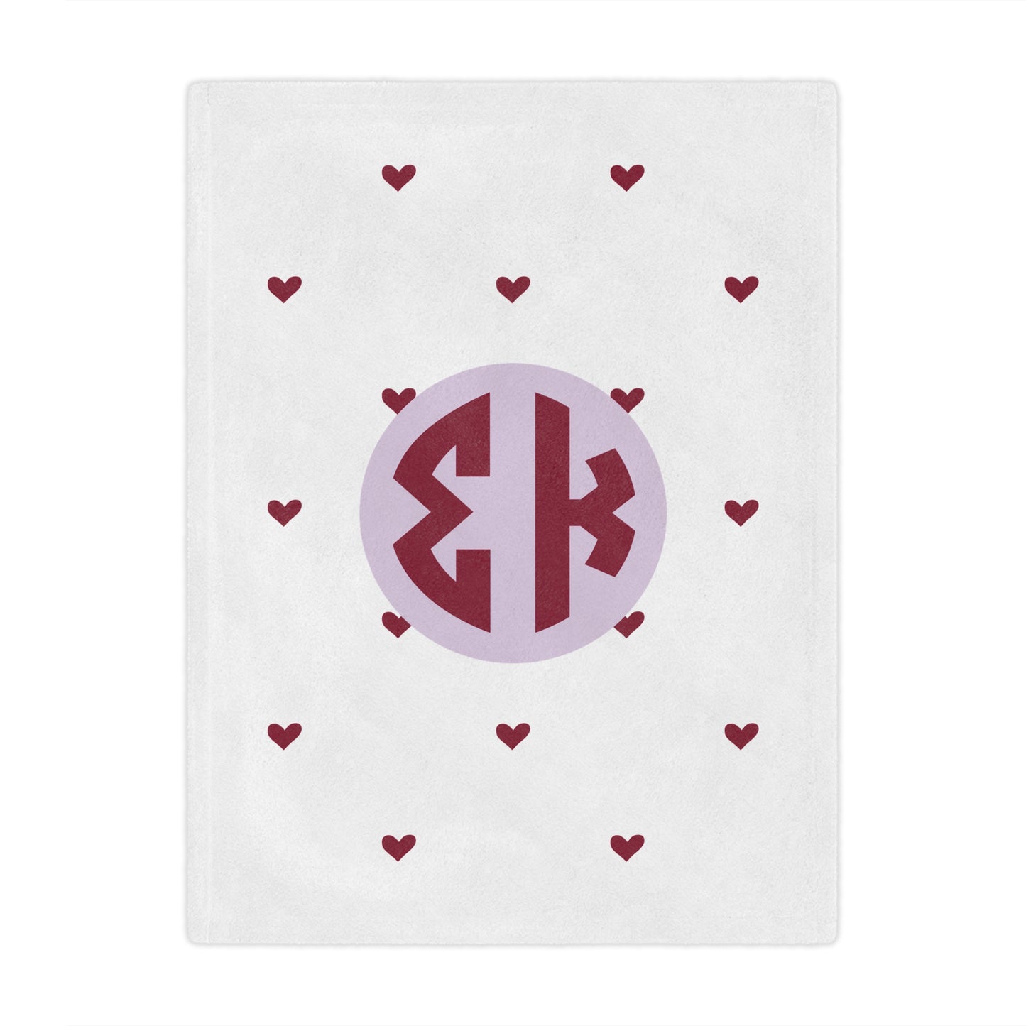 Sigma Kappa Hearts Blanket - Ivy Society